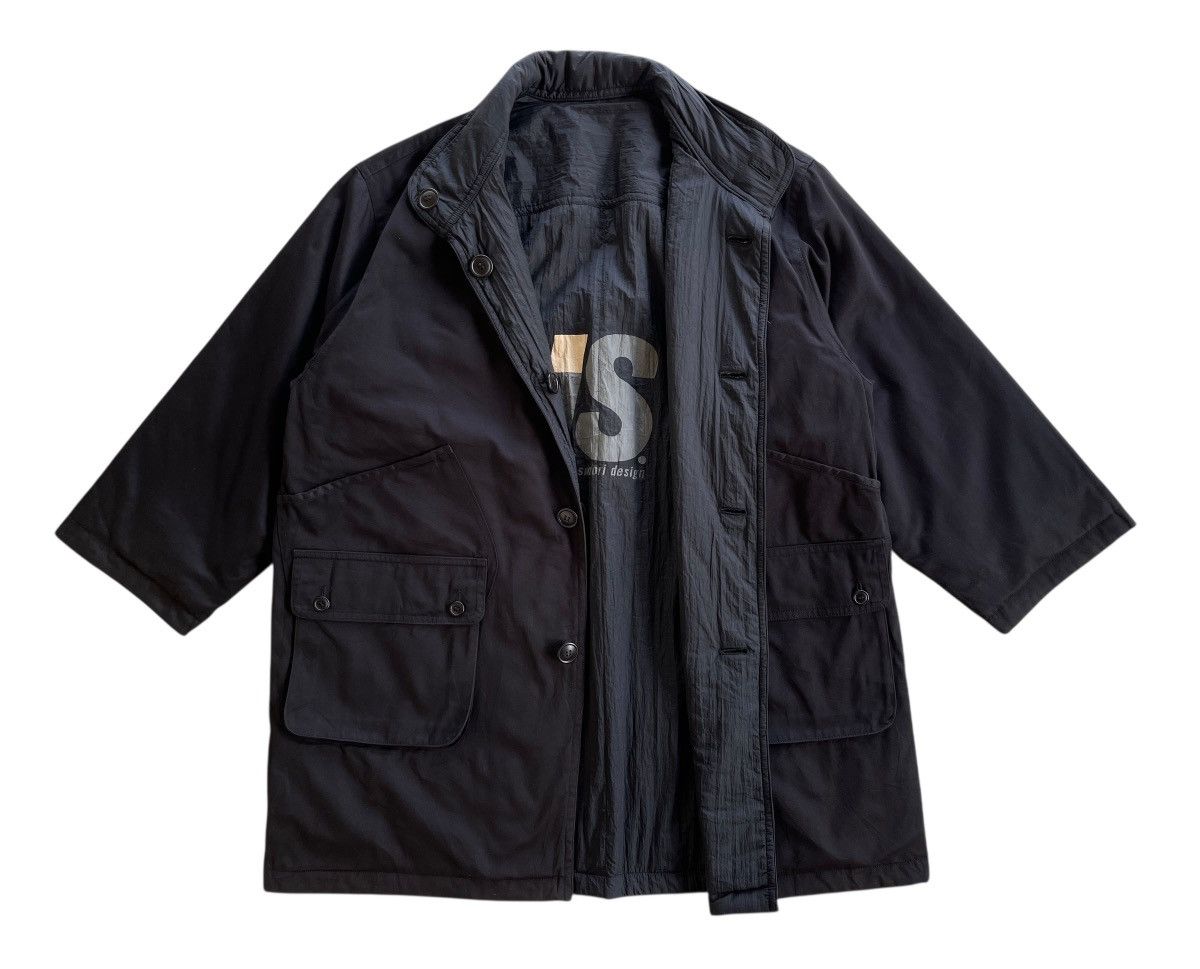 Issey Miyake 1980s Issey Miyake I.S Black Reversible Jacket Size US XL / EU 56 / 4 - 4 Thumbnail