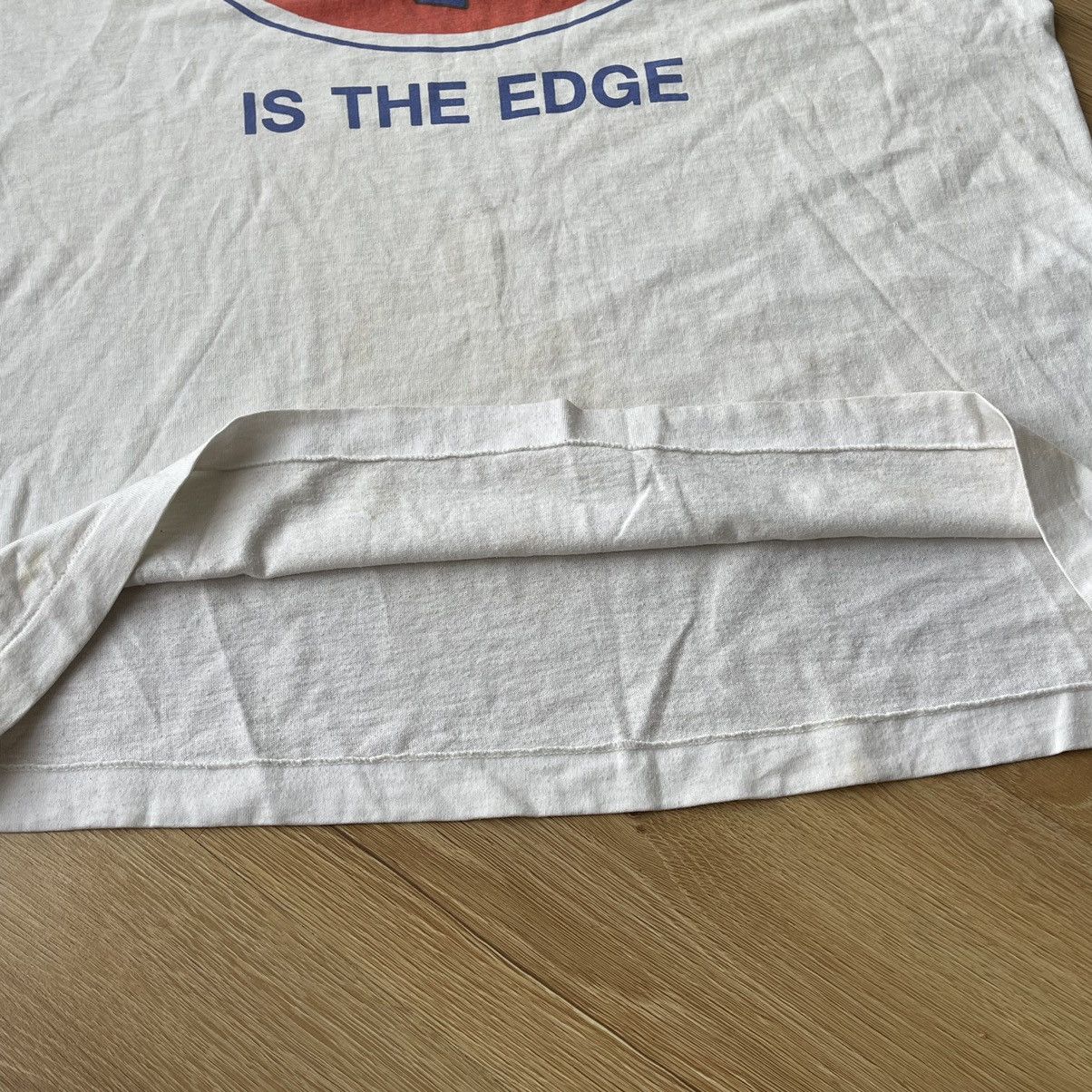 Vintage 80s STP “Is The Edge” NASCAR Racing Trashed T-shirt Tee Size US XL / EU 56 / 4 - 14 Thumbnail
