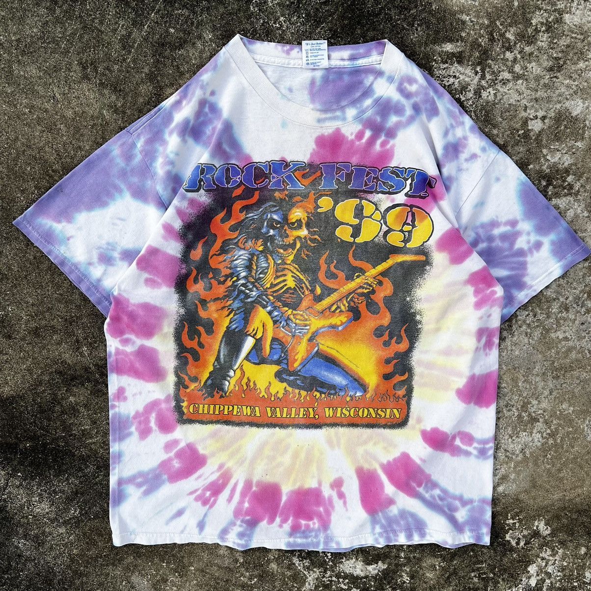 Band Tees × Vintage Vintage 99’s Rock Fest T-Shirt Size US XL / EU 56 / 4 - 1 Thumbnail