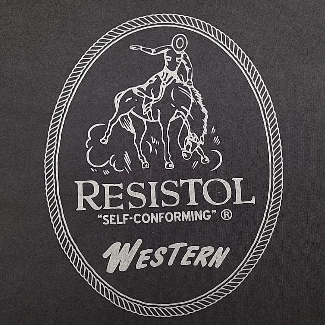 Vintage VINTAGE Resistol Shirt Men M Black Short Sleeve Crewneck Western Cowboy Hat TEE Size US M / EU 48-50 / 2 - 2 Thumbnail