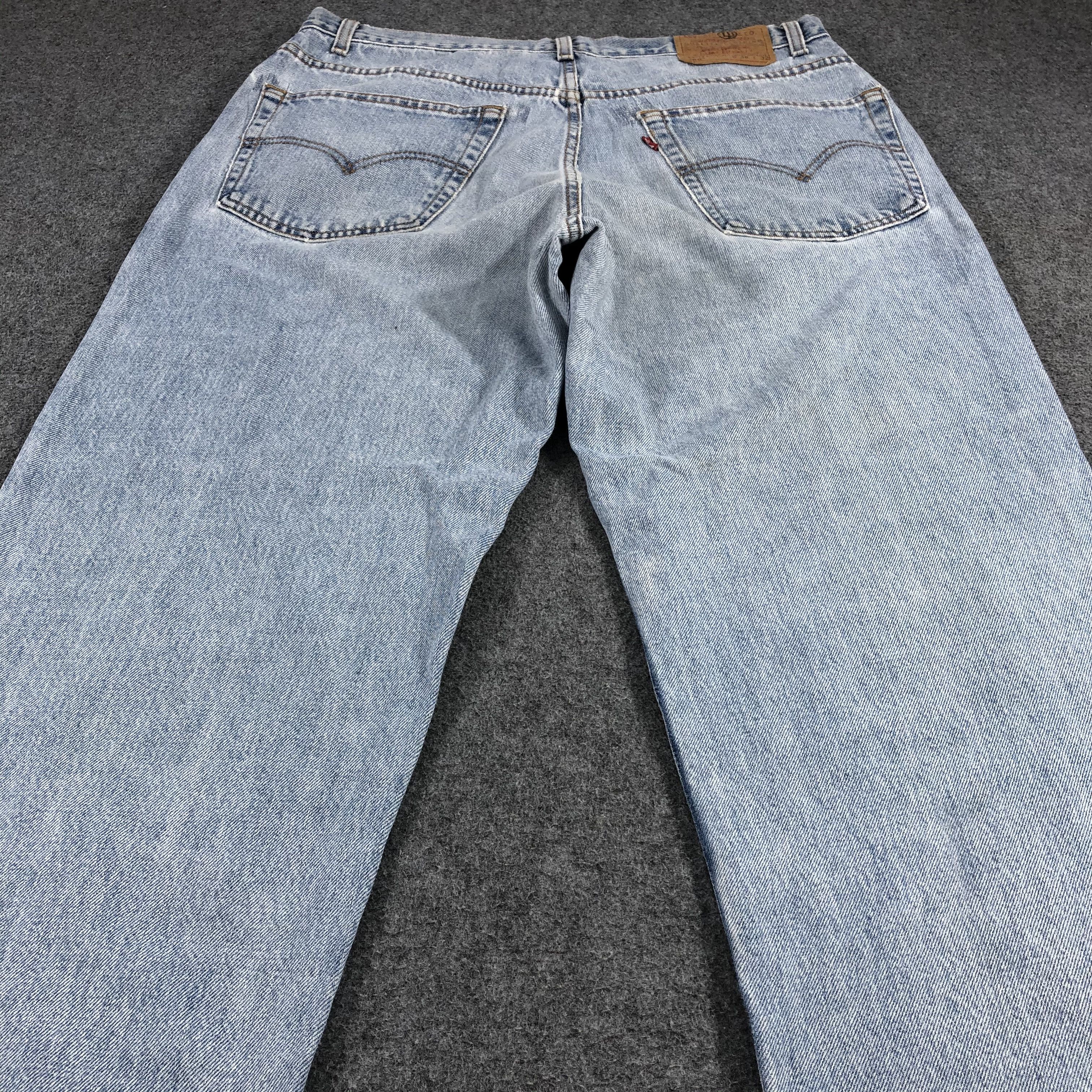 Levi's × Vintage Vintage 90s Light Wash Levis 550 Jeans-JM1454 Size US 37 - 4 Thumbnail