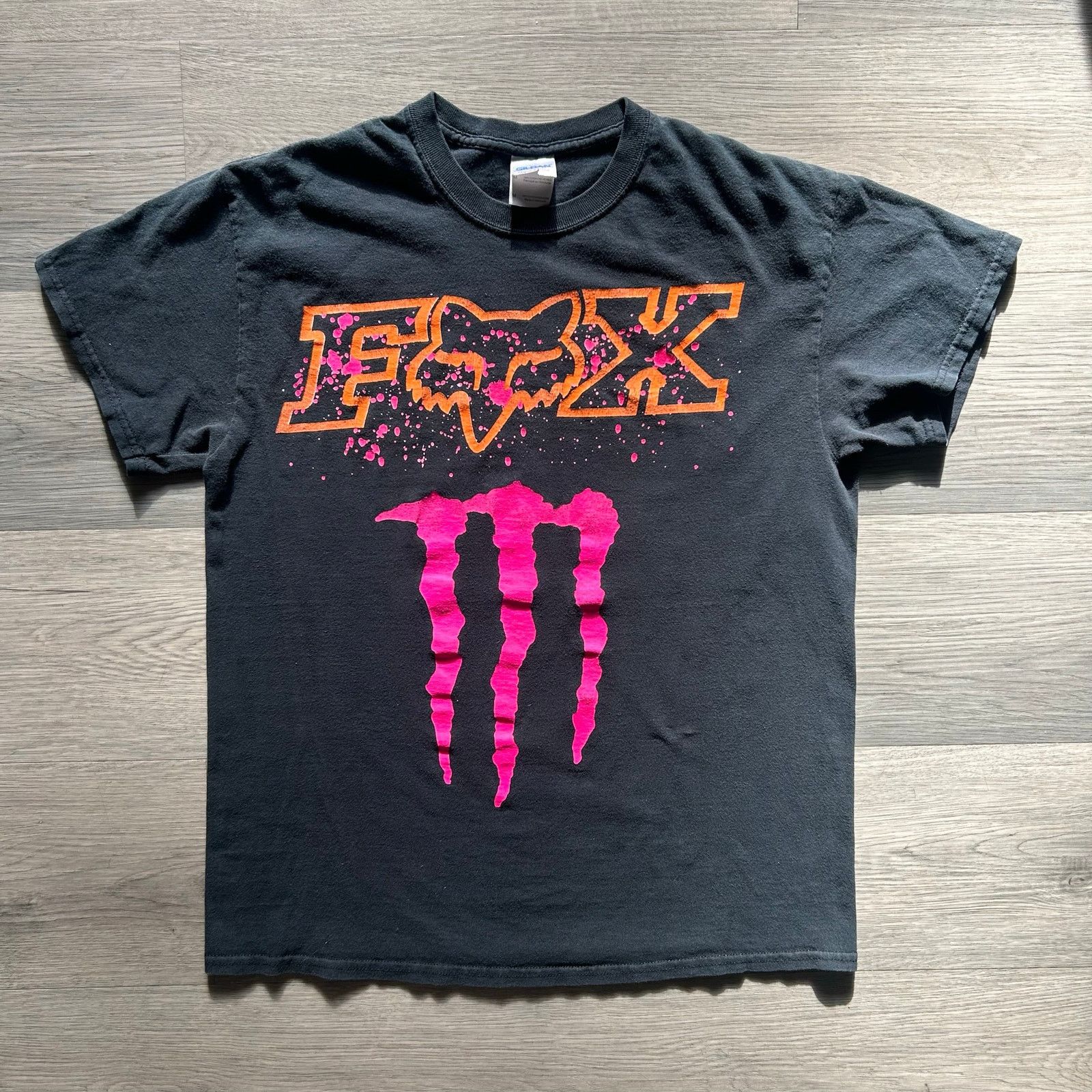 Fox Racing Vintage y2k Fox Racing Monster Energy drink Graphic Tee Size M / US 6-8 / IT 42-44 - 1 Thumbnail