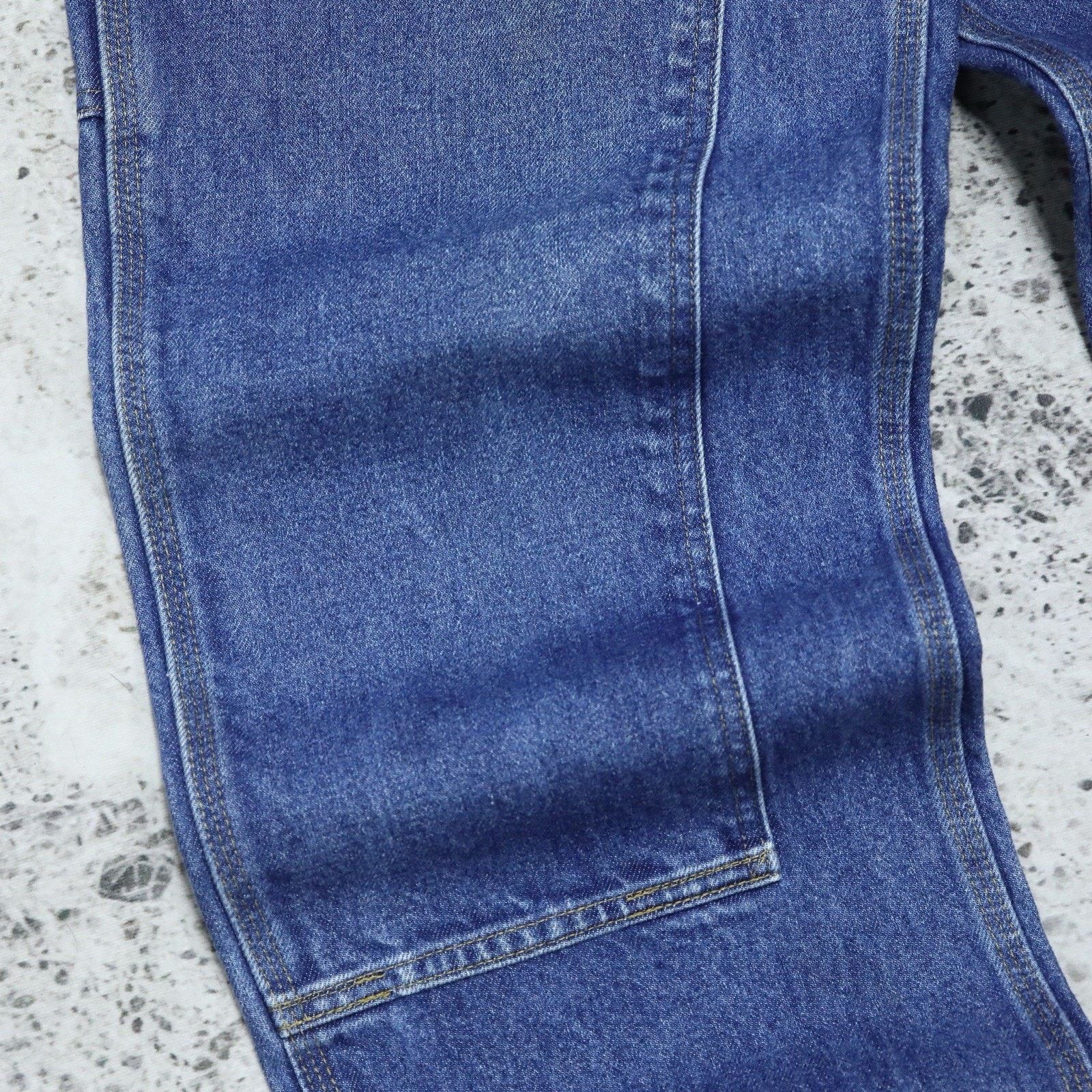 Carhartt Vintage Carhartt Faded Blue Denim Double Knee Carpenter Pant Size US 31 - 8 Thumbnail