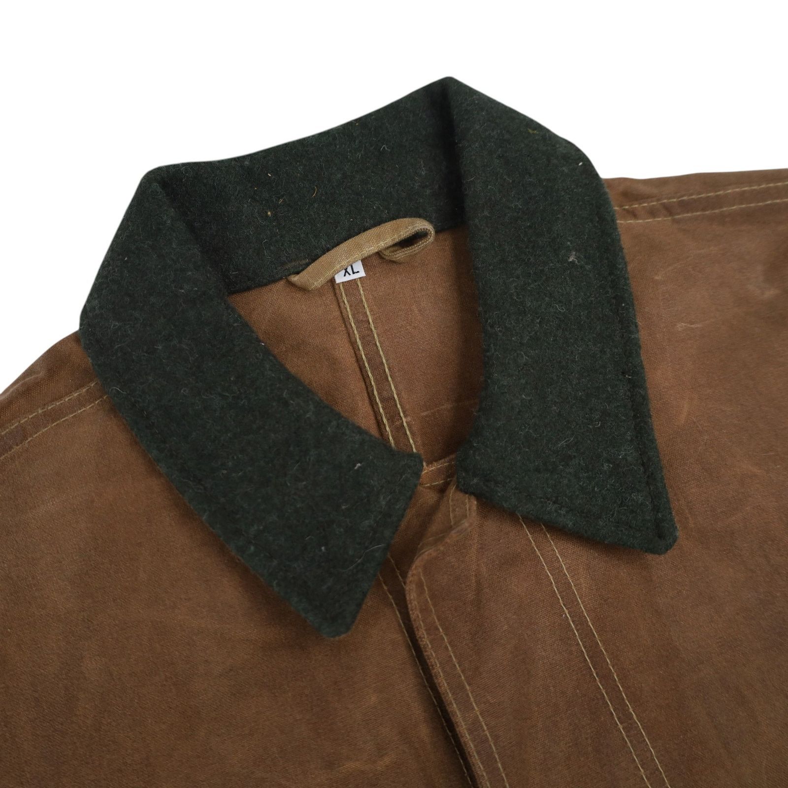 Filson × Vintage Vintage Filson 620 Tin Cloth Waxed Canvas Cruiser Jacket Size US XL / EU 56 / 4 - 6 Thumbnail