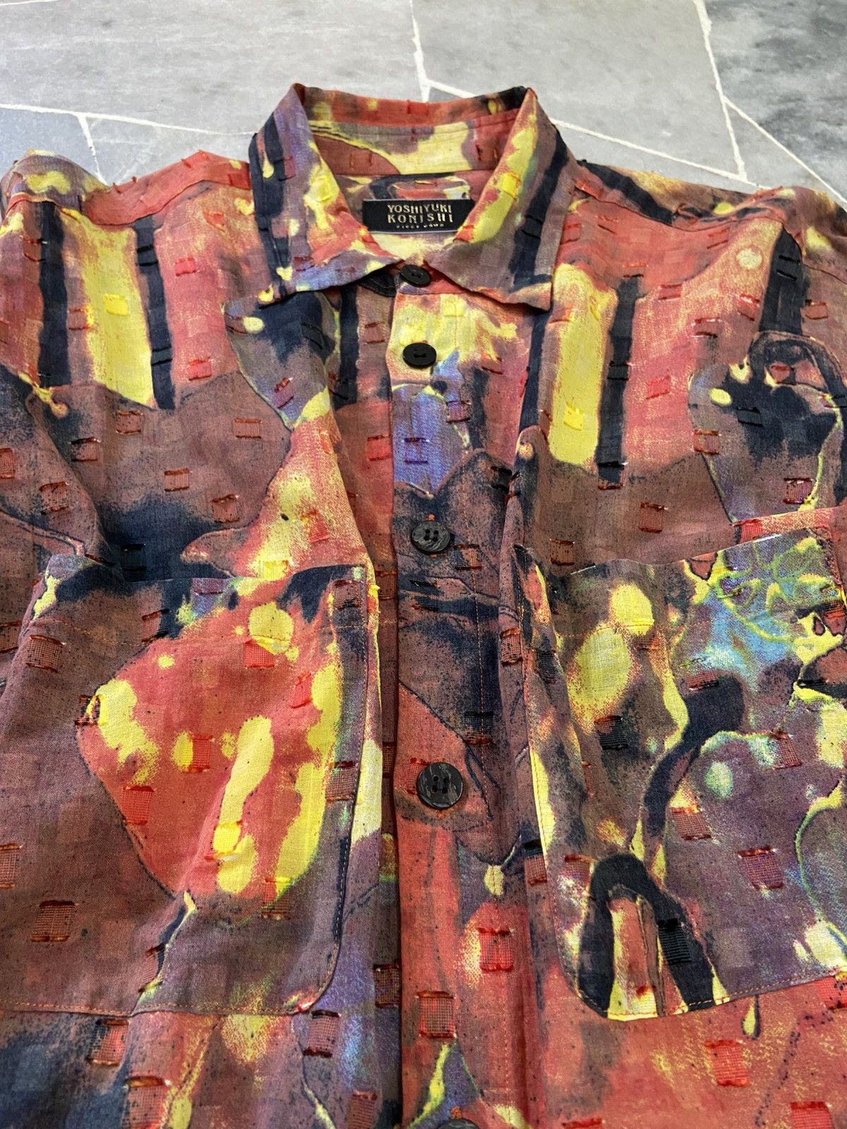 Yoshiyuki Konishi Vintage Yoshiyuki Konishi Ficce uomo Shirt Size US M / EU 48-50 / 2 - 6 Thumbnail