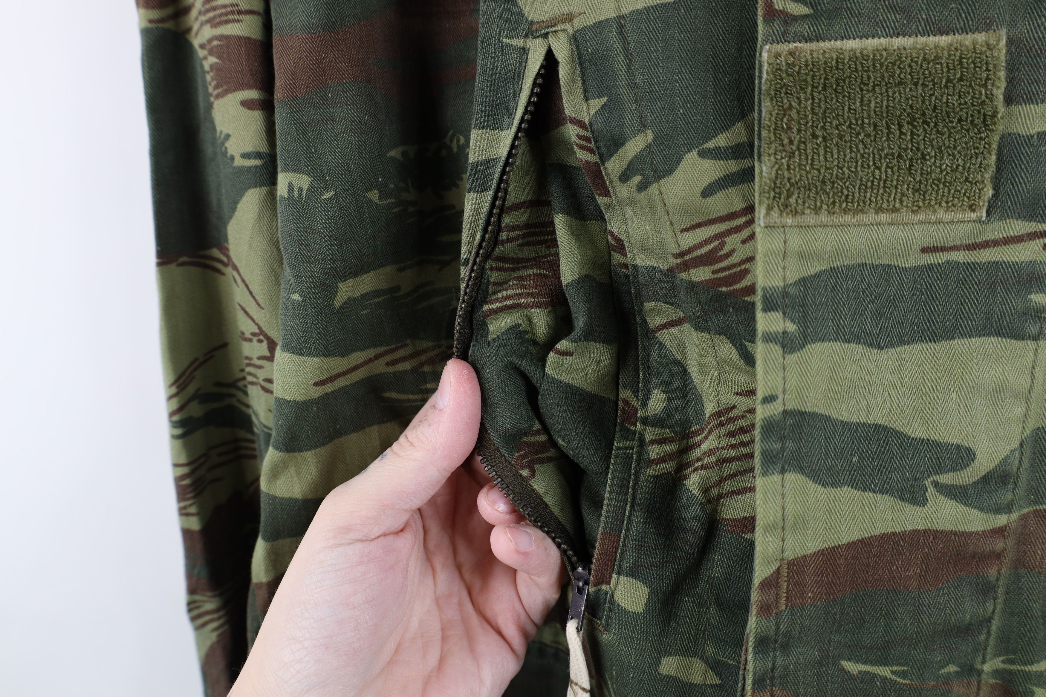 Vintage Vintage 80s 90s French Military Twill Camouflage Jacket Size US L / EU 52-54 / 3 - 7 Thumbnail