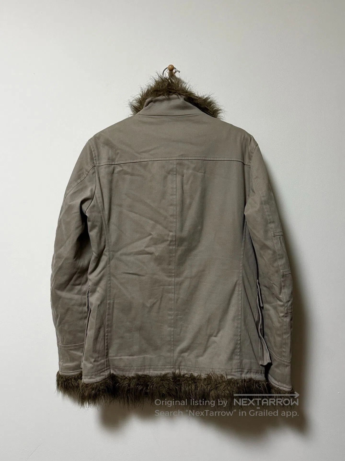 Katharine Hamnett London Katharine Hamnett Vintage Fur Collar Jacket. Size US L / EU 52-54 / 3 - 2 Thumbnail