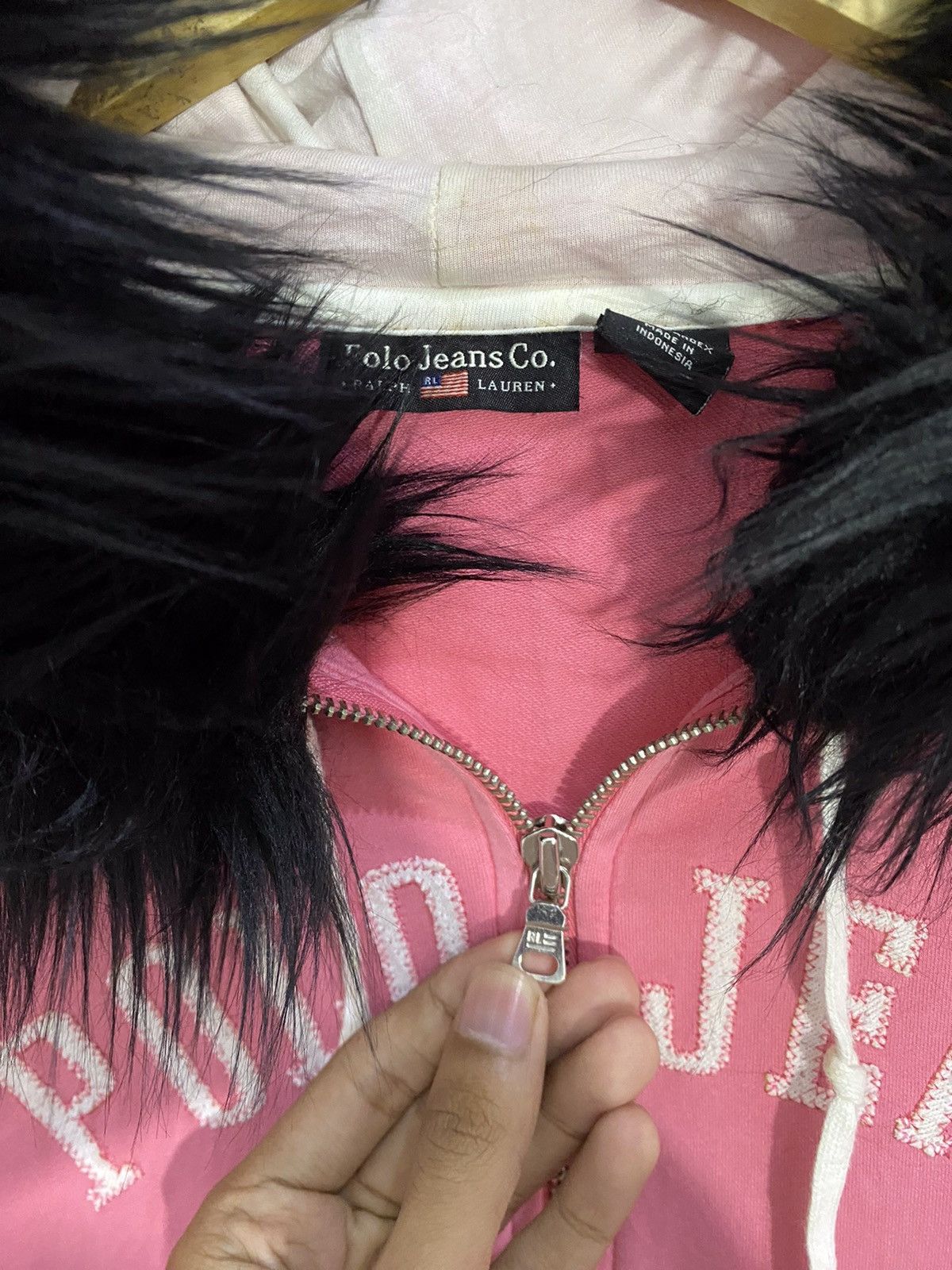 Polo Ralph Lauren Polo Ralph Lauren Fur Zipper Hoodie LGB Style Size US S / EU 44-46 / 1 - 7 Thumbnail