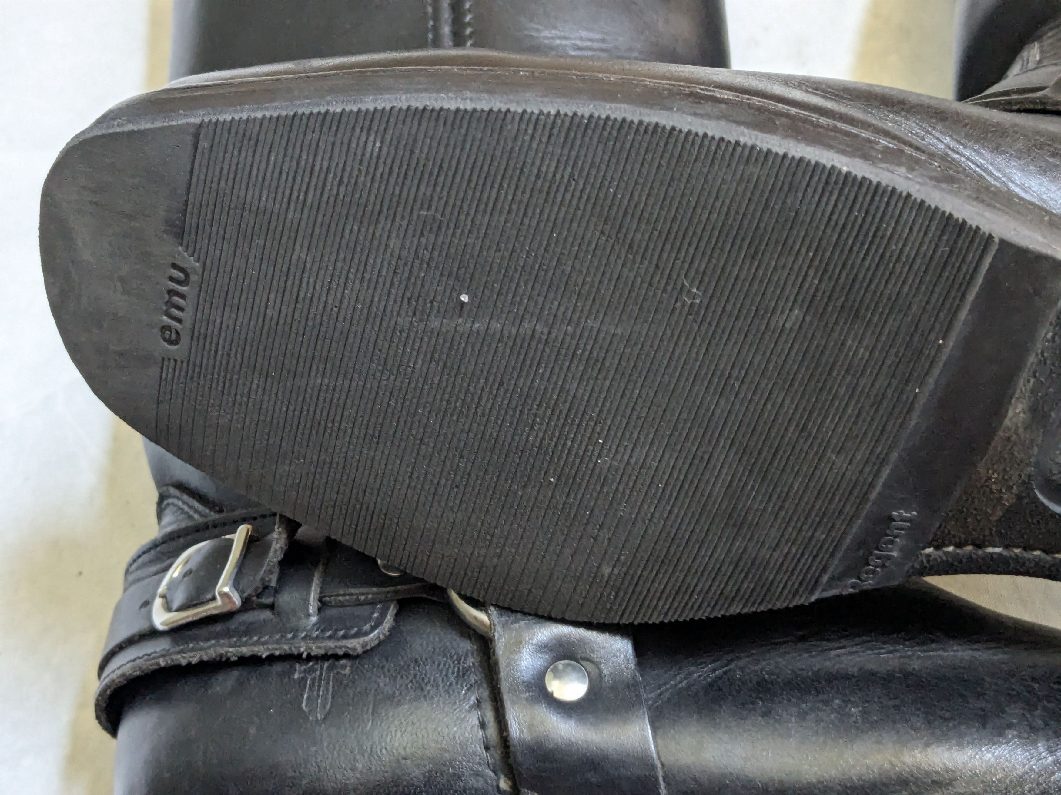 Frye Frye Harness Black Leather 10.5 M Leather Belted Size US 10.5 / EU 43-44 - 17 Thumbnail