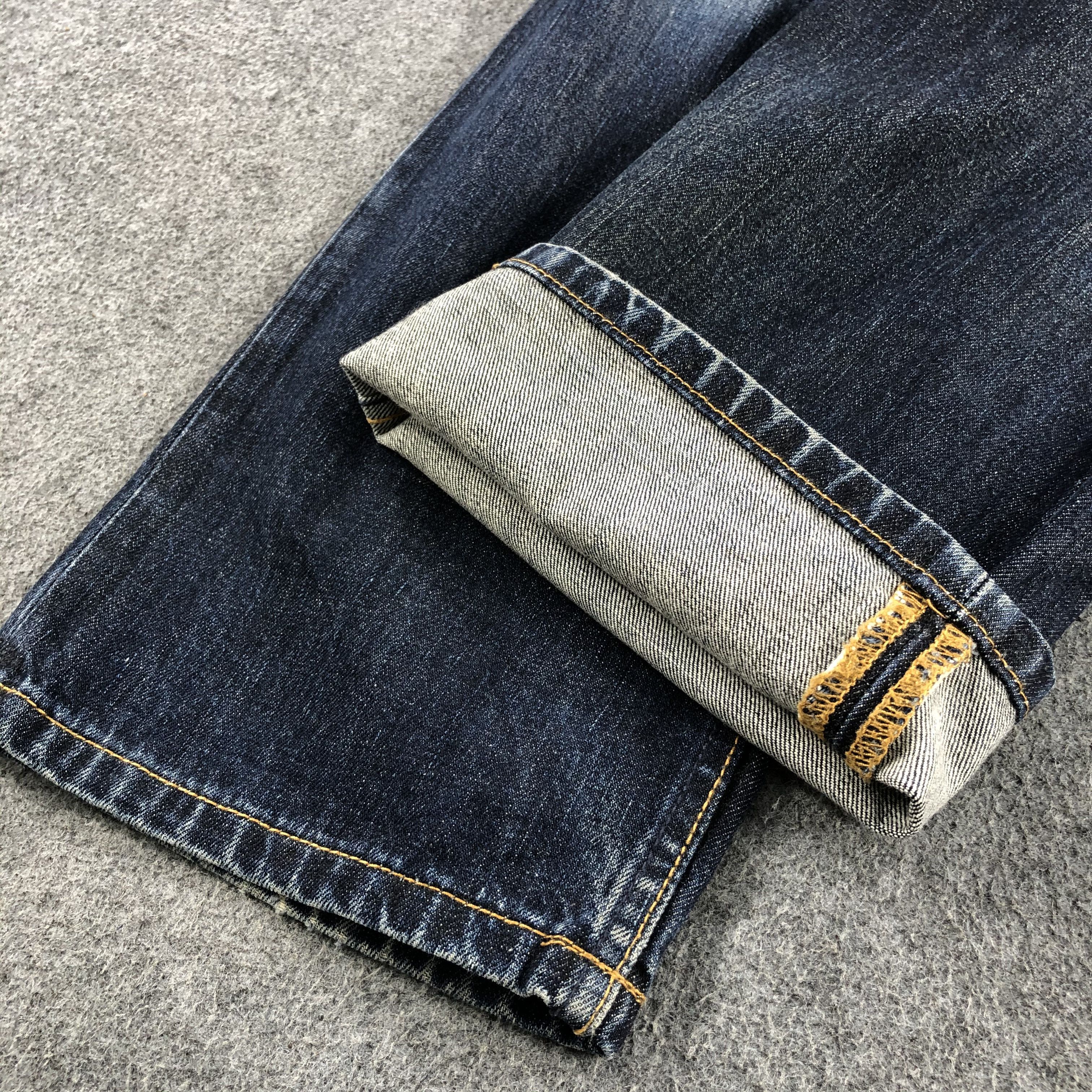 Levi's 90s Vintage Blue Wash Levis 533 Jeans-J1743 Size US 35 - 7 Thumbnail