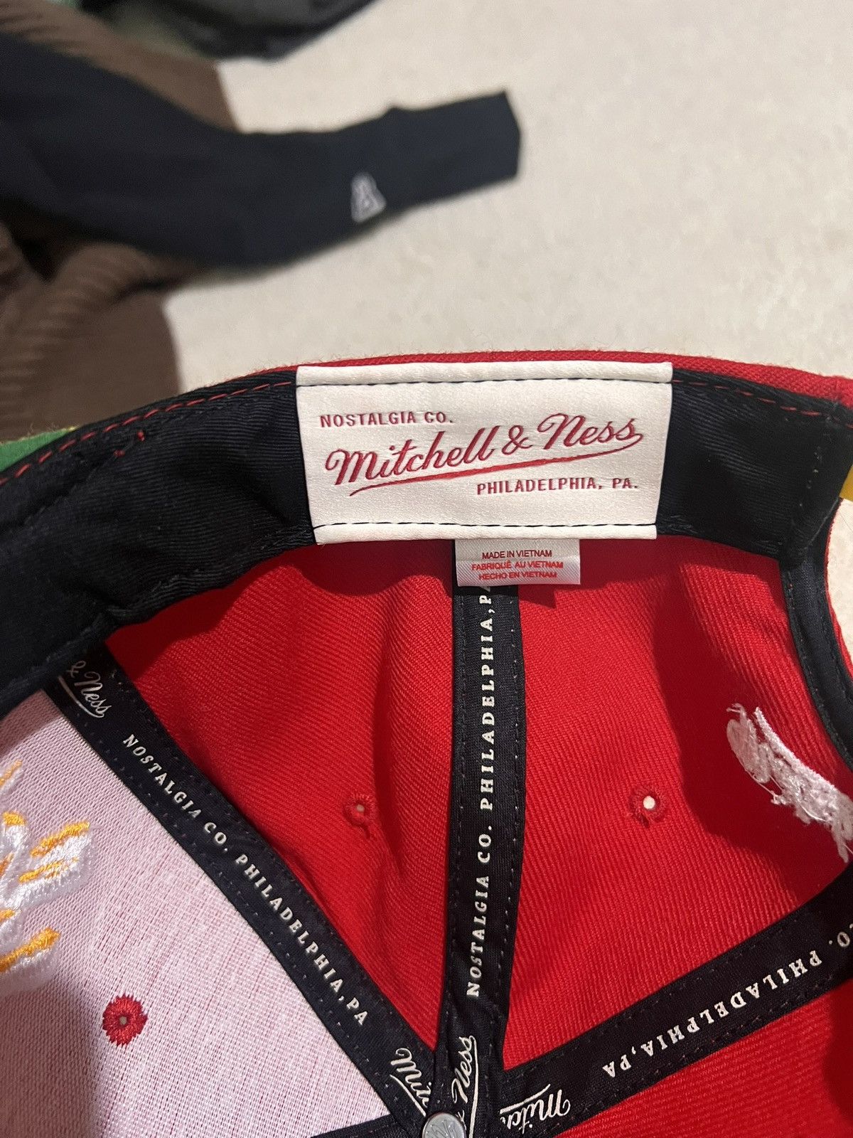 Mitchell & Ness NBA Mitchell and Ness Atlanta Hawks Snapback Size ONE SIZE - 3 Thumbnail