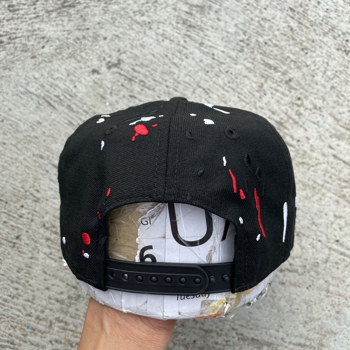 New Era Sick splash Embroidery Chicago bulls hat Size ONE SIZE - 4 Thumbnail