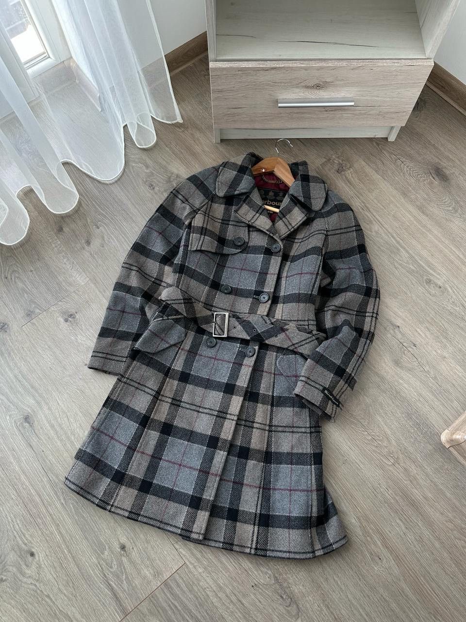 Barbour × Vintage Vintage Barbour W's Wool Coats Winter Tartan Jacket Size M / US 6-8 / IT 42-44 - 7 Thumbnail