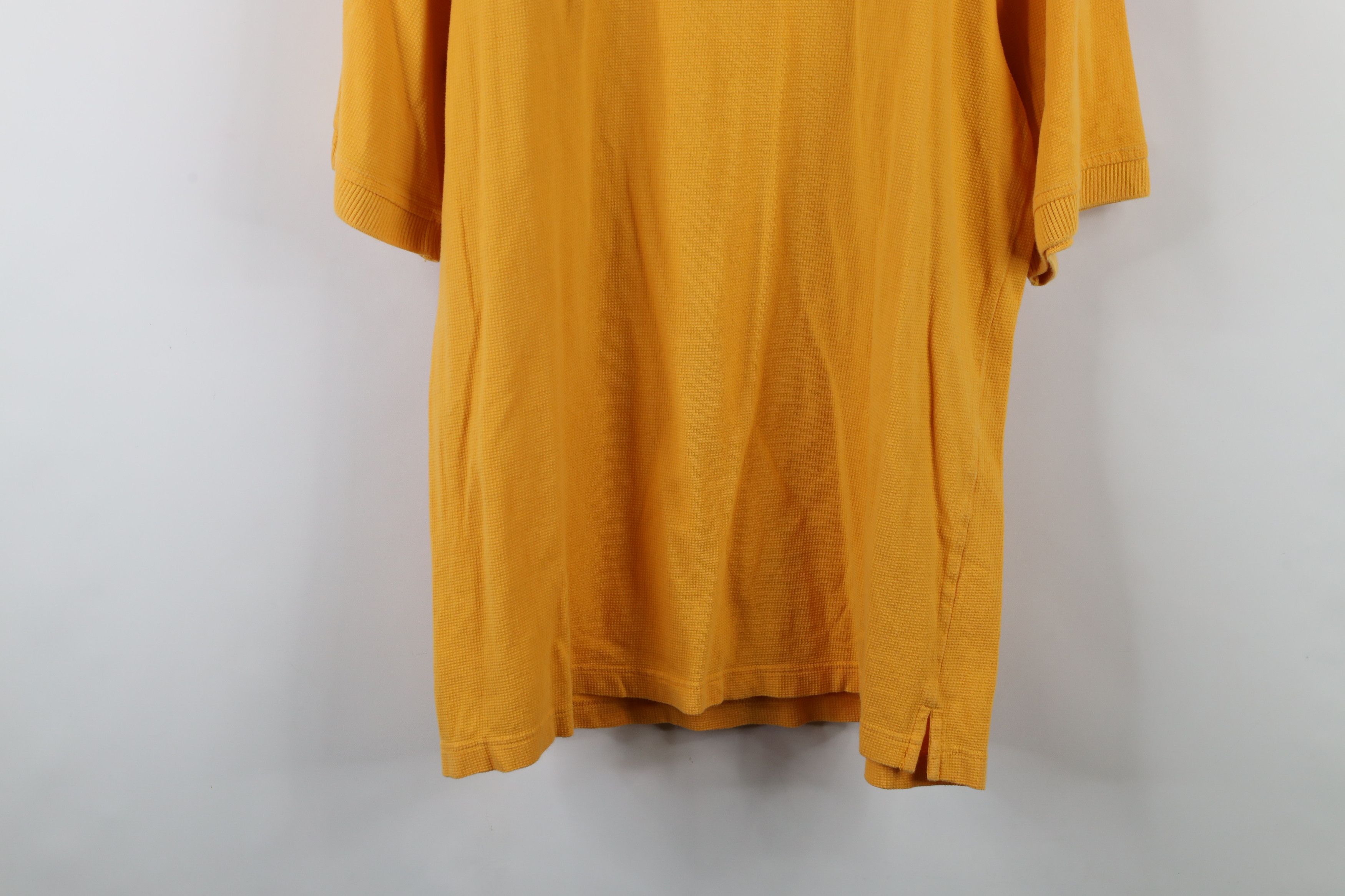 Vintage Vintage 90s University of Michigan Thermal Waffle Knit Polo Size US M / EU 48-50 / 2 - 12 Thumbnail