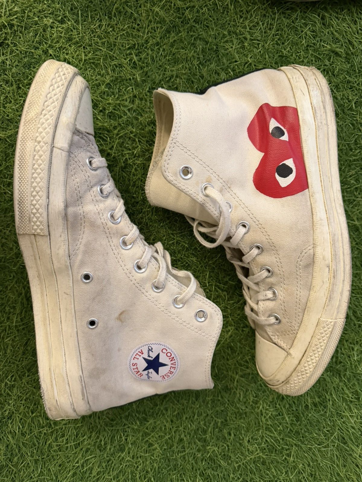 Comme des Garcons PLAY × Converse Comme des Garçons PLAY x Converse High Sneakers Size US 10 / EU 43 - 5 Thumbnail