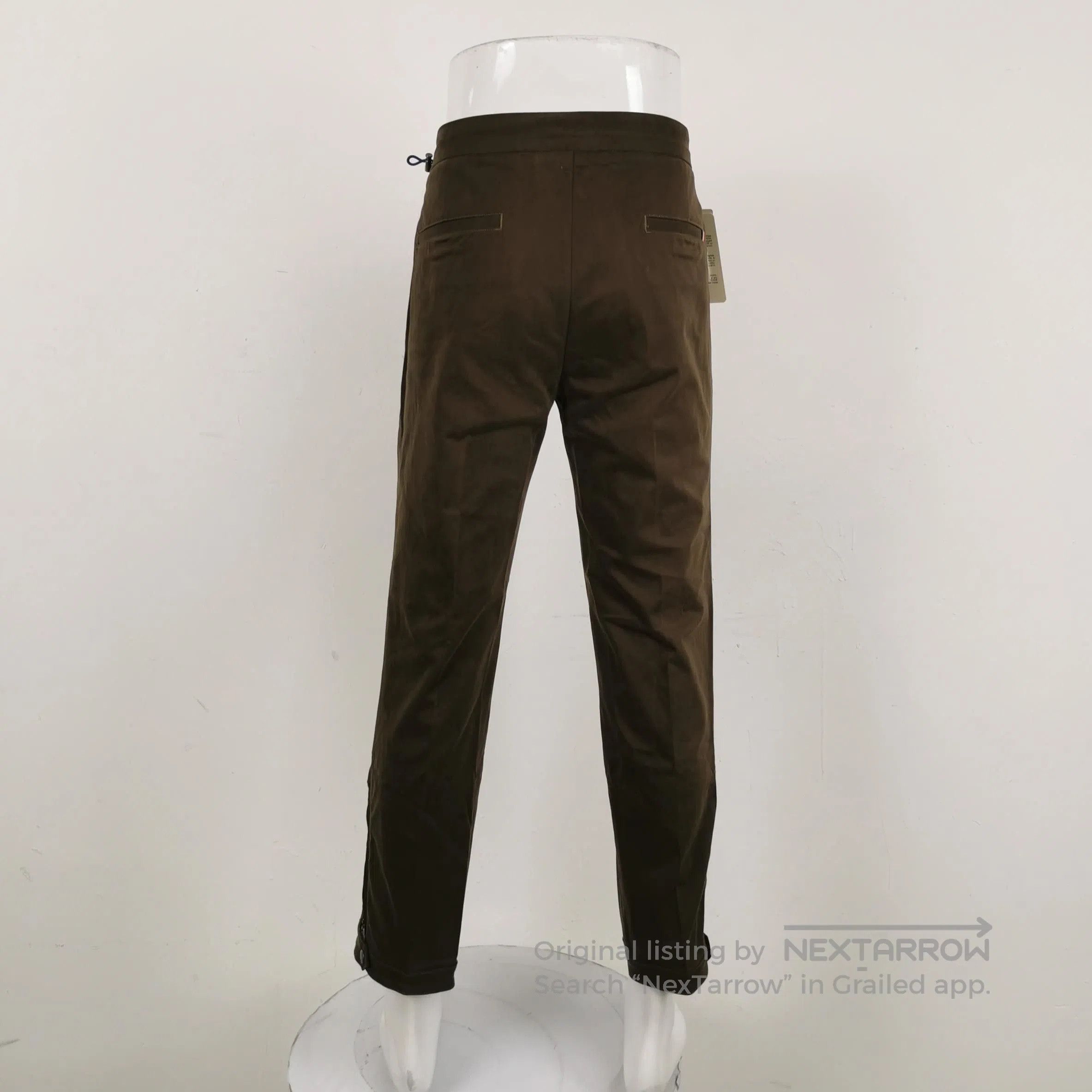 Moncler Moncler Brown Cotton Solid Straight Pants L/50. Size US 34 / EU 50 - 1 Thumbnail