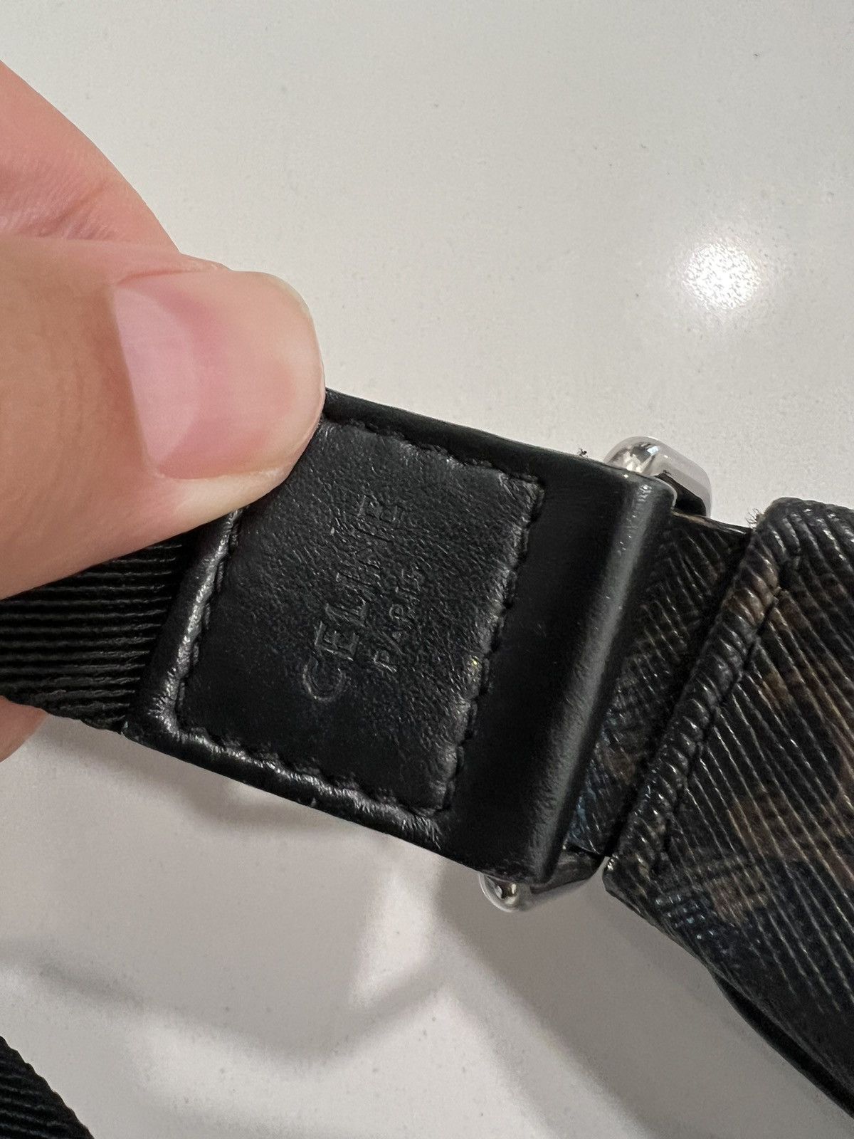 Celine × Hedi Slimane Triomphe Monogram Belt bag Size ONE SIZE - 3 Thumbnail