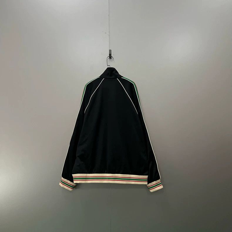 Gucci Gucci Side striped embroidered logo school uniform jacket 2 Size US XXL / EU 58 / 5 - 2 Thumbnail