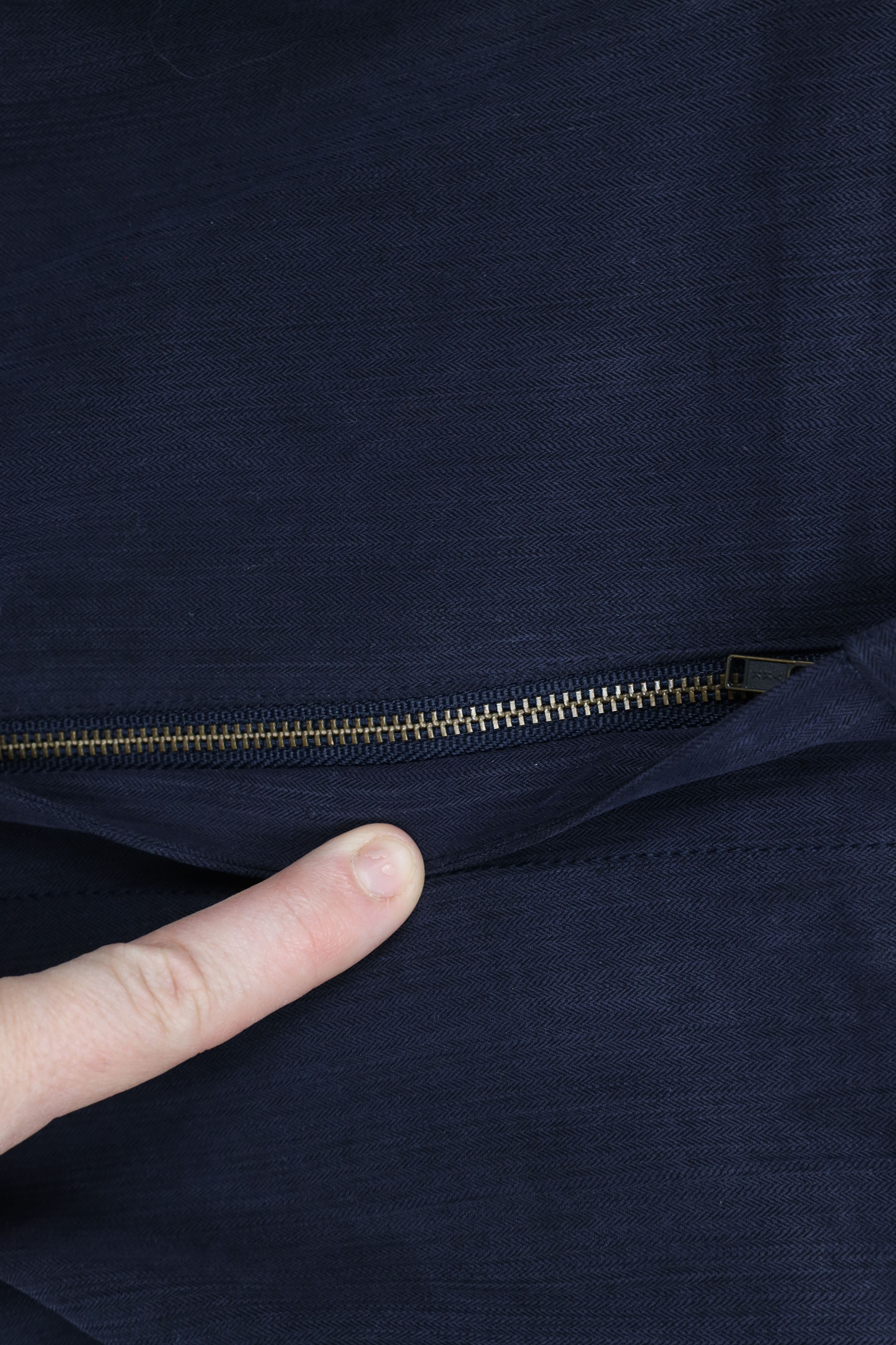 Tommy Bahama × Vintage Vintage Tommy Bahama Wide Leg Silk Blend Chino Pants Blue Size US 36 / EU 52 - 6 Thumbnail