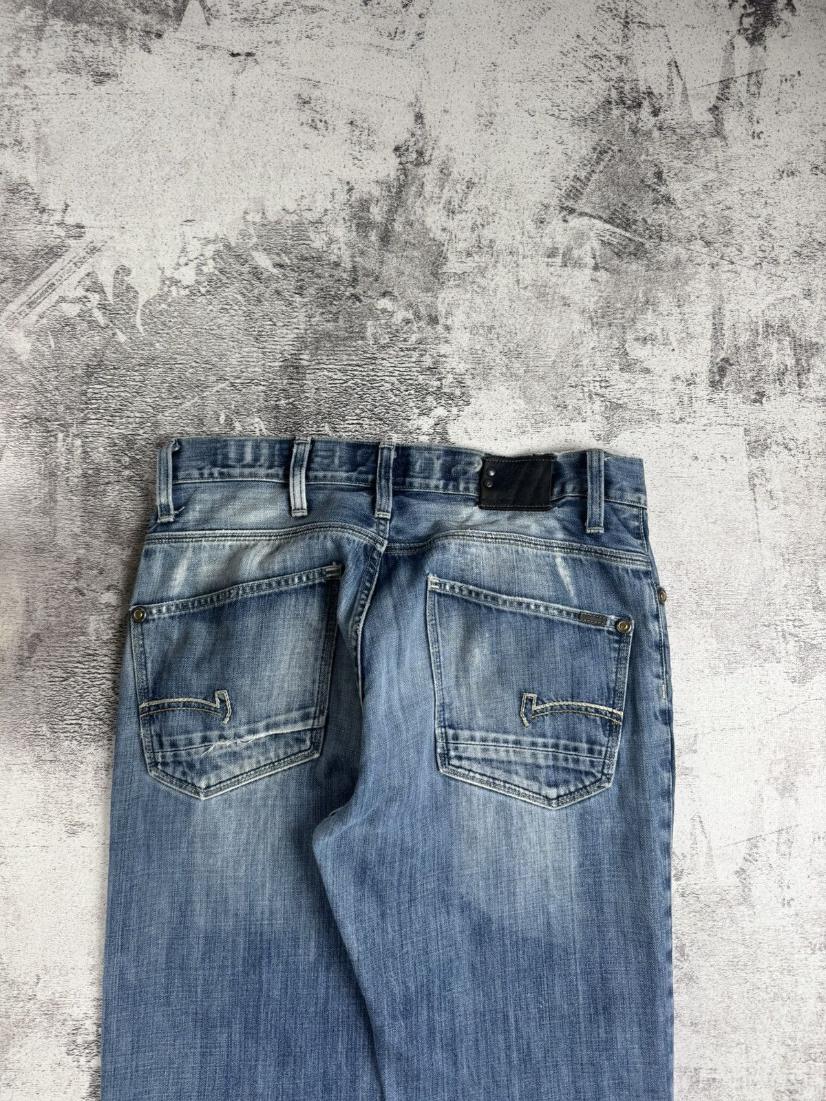 G-Star G-Star Denim Distressed W34/L34 Vintage Pants Trousers Jeans Size US 34 / EU 50 - 17 Thumbnail