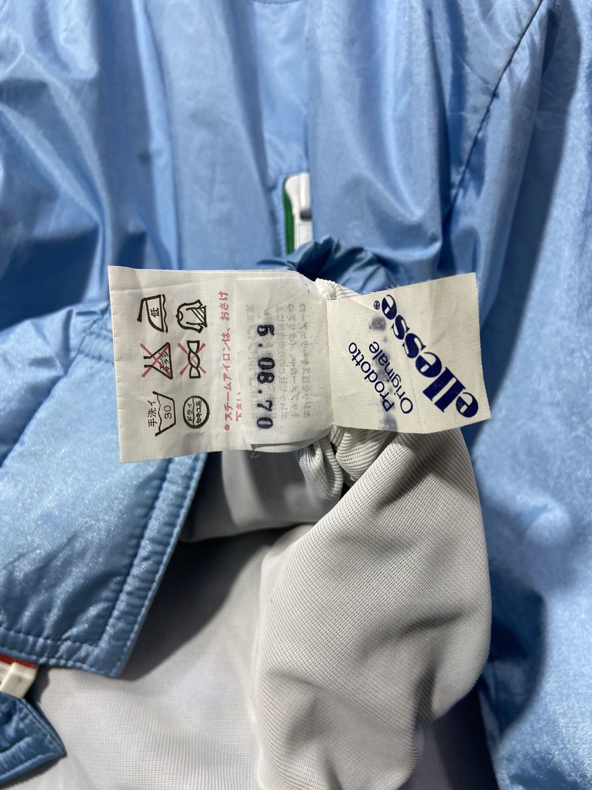 Ellesse × Vintage Vintage Ellesse Windbreaker Jacket Hidden Hoodie Size US L / EU 52-54 / 3 - 10 Thumbnail