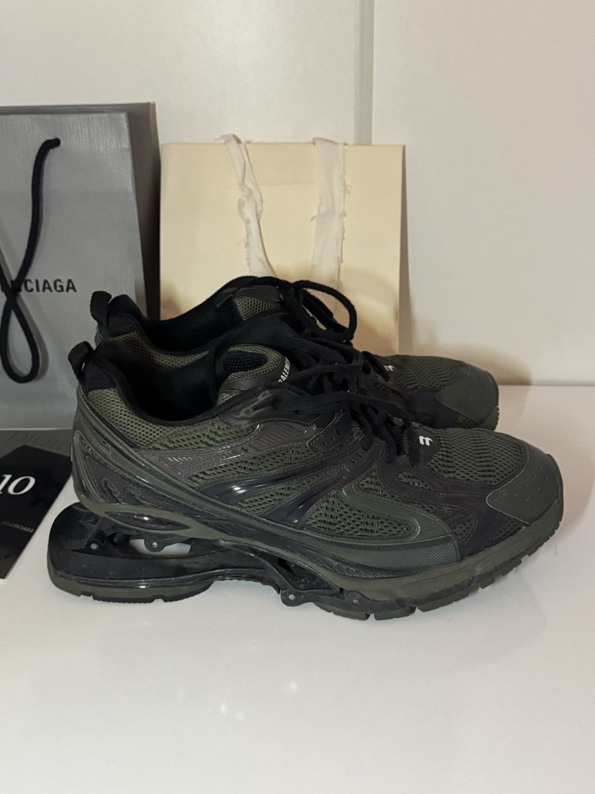 Balenciaga ✅Balenciaga X - Pander Khaki 45 green xpander Size US 12 / EU 45 - 3 Thumbnail