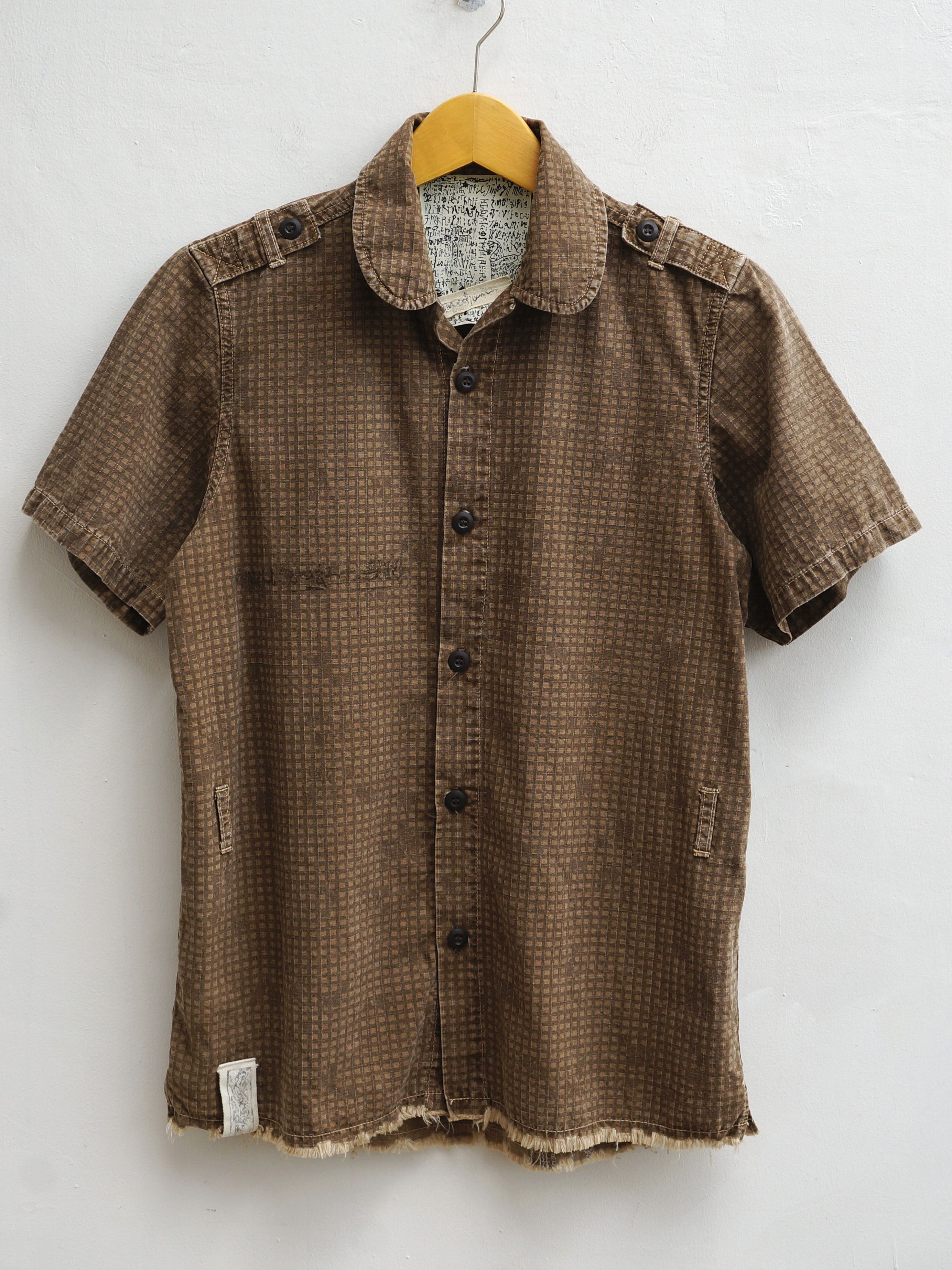image of Rebirth To Tabura Fasa Unique Shirt in Brown, Men's (Size Medium)