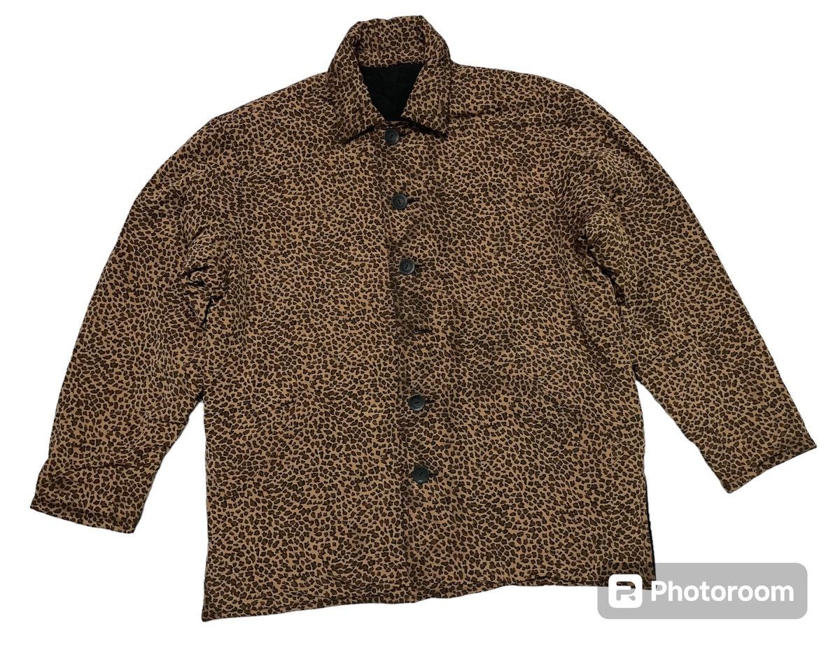 Bottega Veneta 90s BOTTEGA VENETA LEOPARD REVERSIBLE JACKET Size US M / EU 48-50 / 2 - 1 Thumbnail