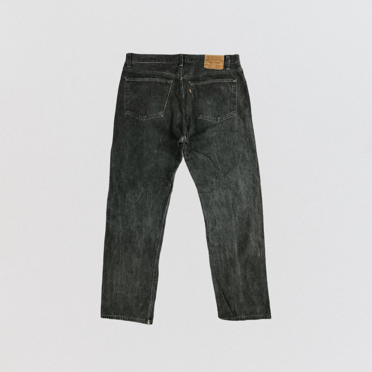 Levi's × Vintage 90s Vintage Levis 501 Faded Black Jeans-JM2339 Size US 38 / EU 54 - 2 Thumbnail