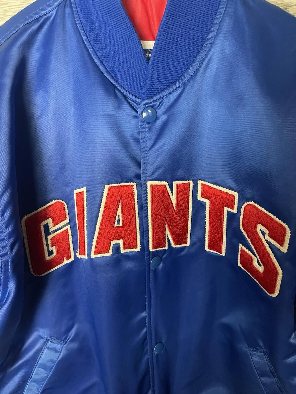 Starter Vintage NY Giants NFL Starter/Bomber Jacket L Size ONE SIZE - 3 Thumbnail