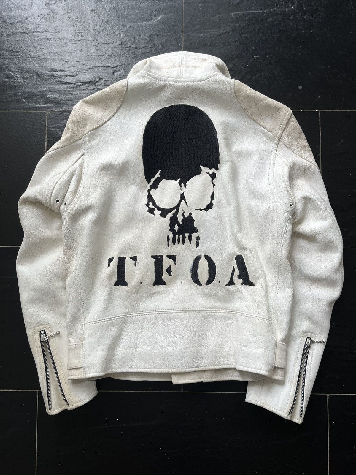 Japanese Brand TFOA LEATHER JACKET TESHOU HEAD OF 6th GENERATION Size US M / EU 48-50 / 2 - 8 Thumbnail