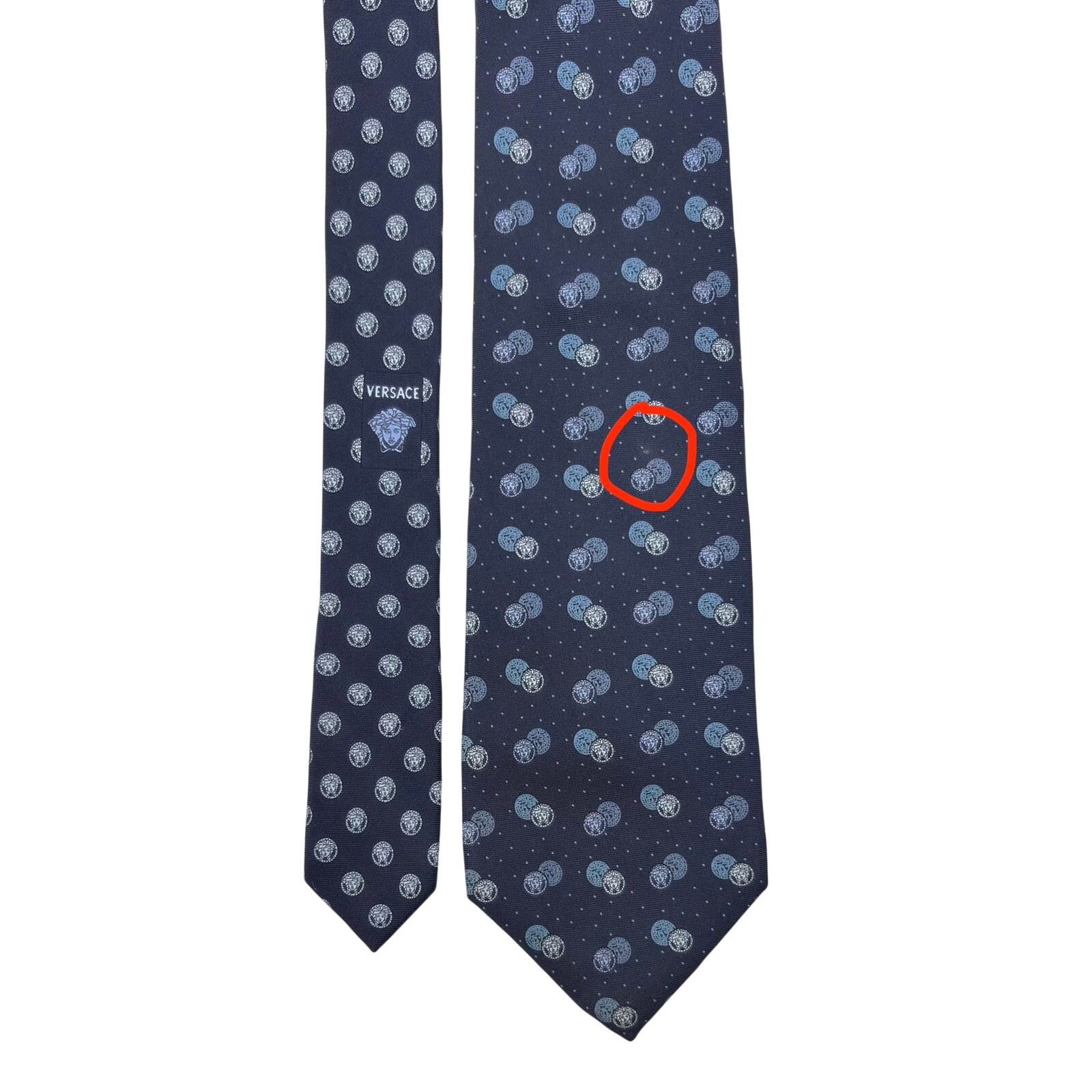 Versace Versace Medusa Logo Pattern Tie Size ONE SIZE - 9 Thumbnail