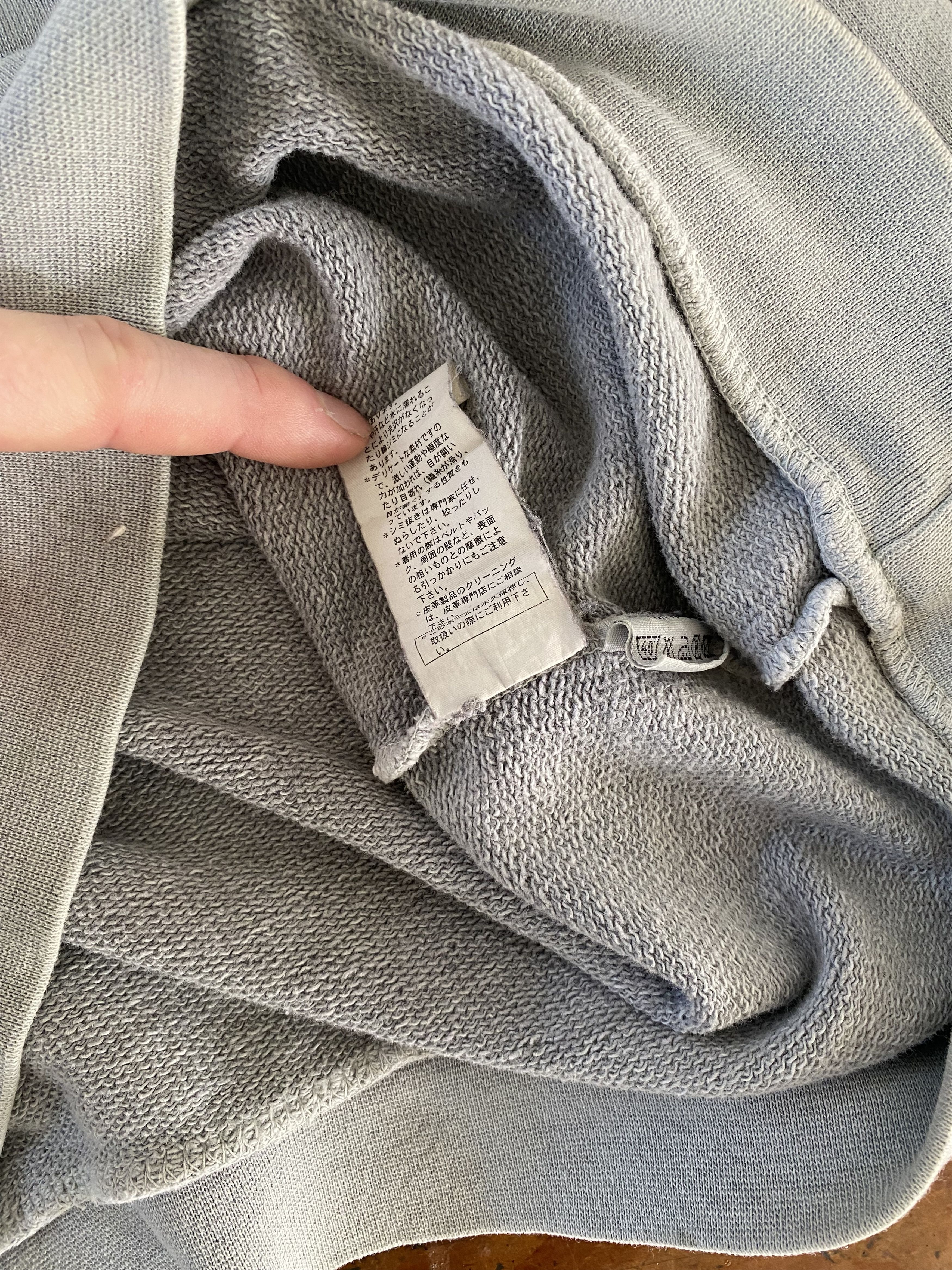 Raf Simons Blue grey, ‘Unbroken’ sweatshirt from spring summer 2004 Size US S / EU 44-46 / 1 - 11 Thumbnail