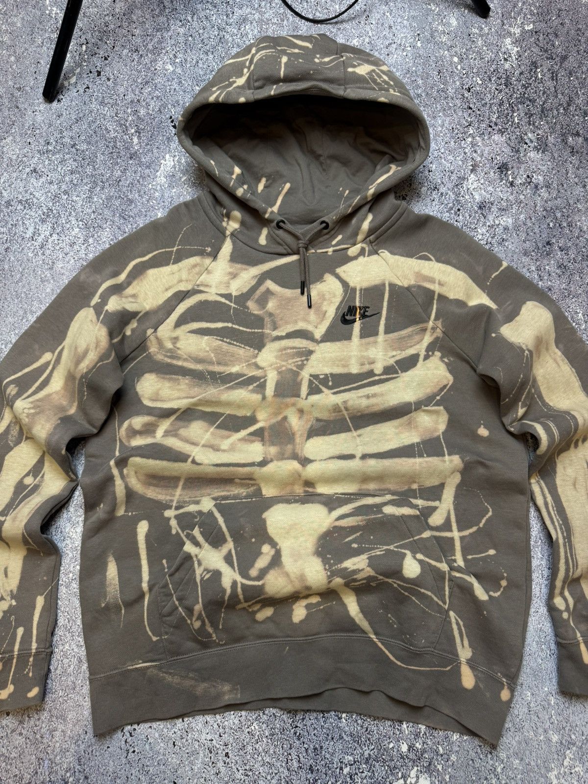 Nike CRAZY CUSTOM NIKE SKELETON TIE DYE HOODIE Size M / US 6-8 / IT 42-44 - 6 Thumbnail