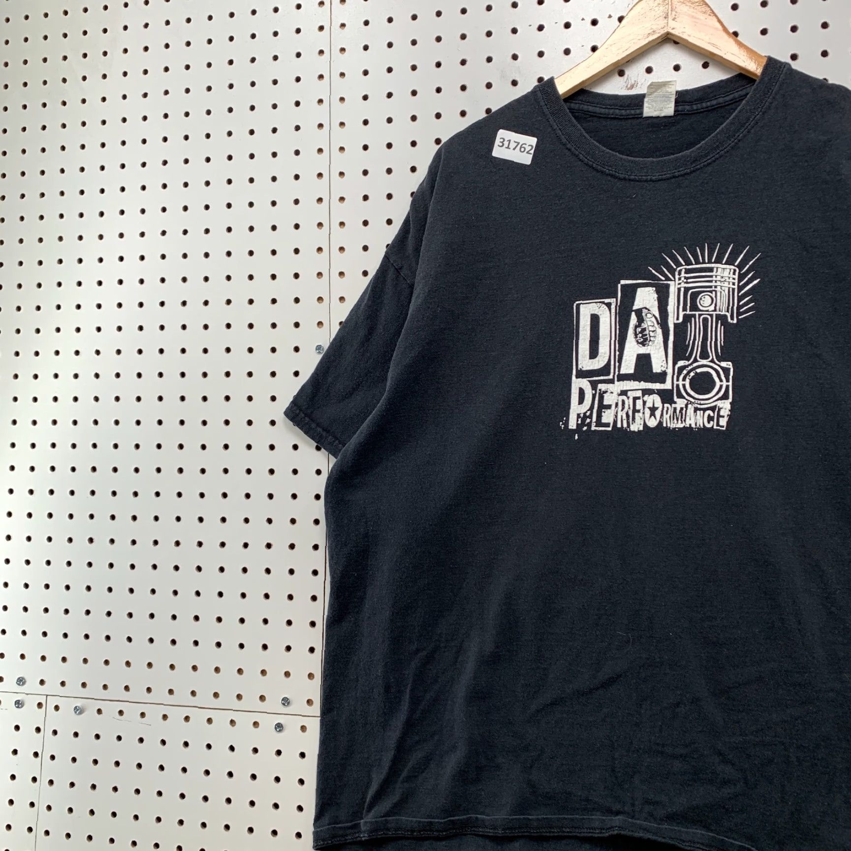 Gildan DA Performance Mototcycle Graphic Shirt Mens XL Black Piston 25.5x28 Size US XL / EU 56 / 4 - 4 Thumbnail
