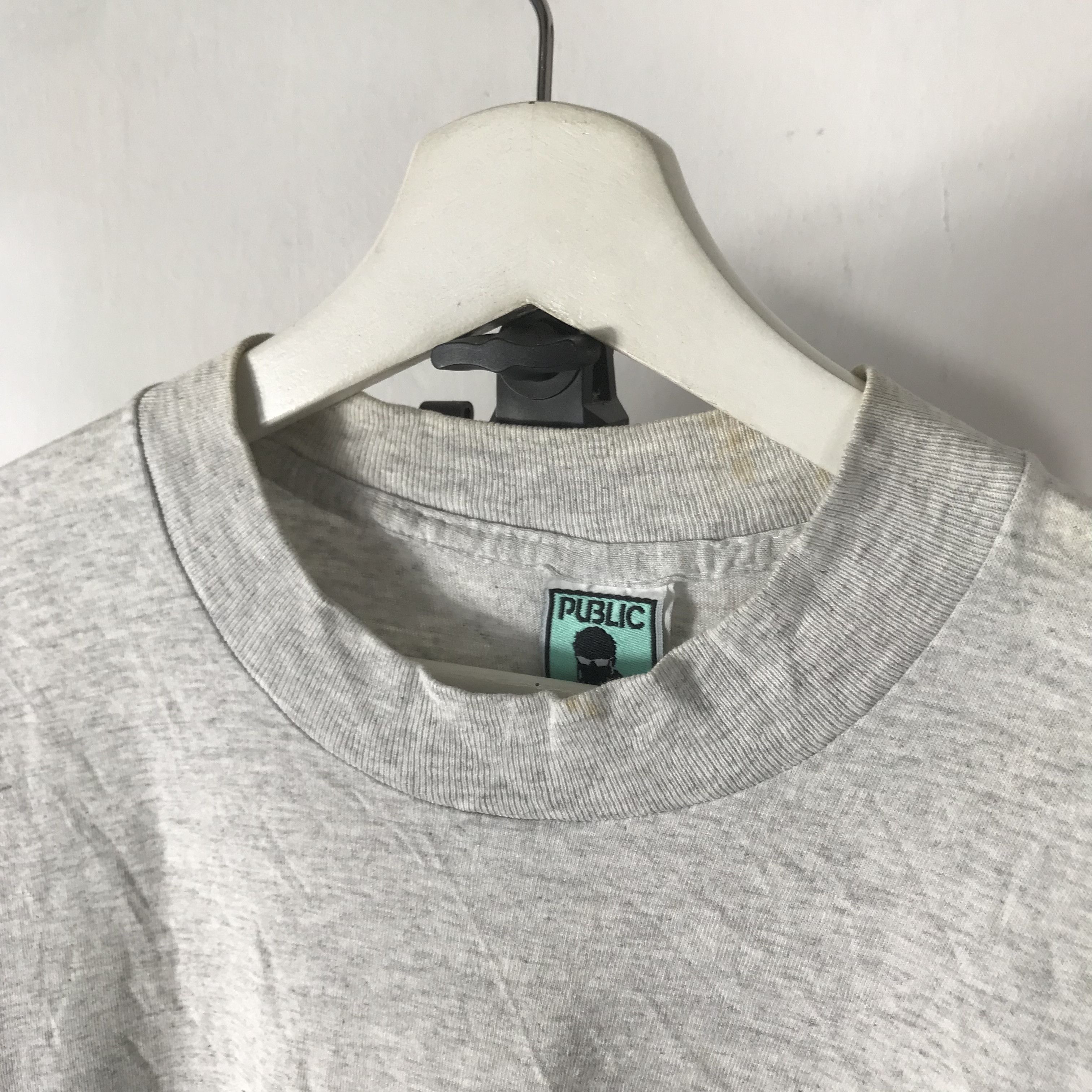 Vintage Vintage 90s Public Image Clothing Surf Skate Shirt Size US L / EU 52-54 / 3 - 9 Thumbnail