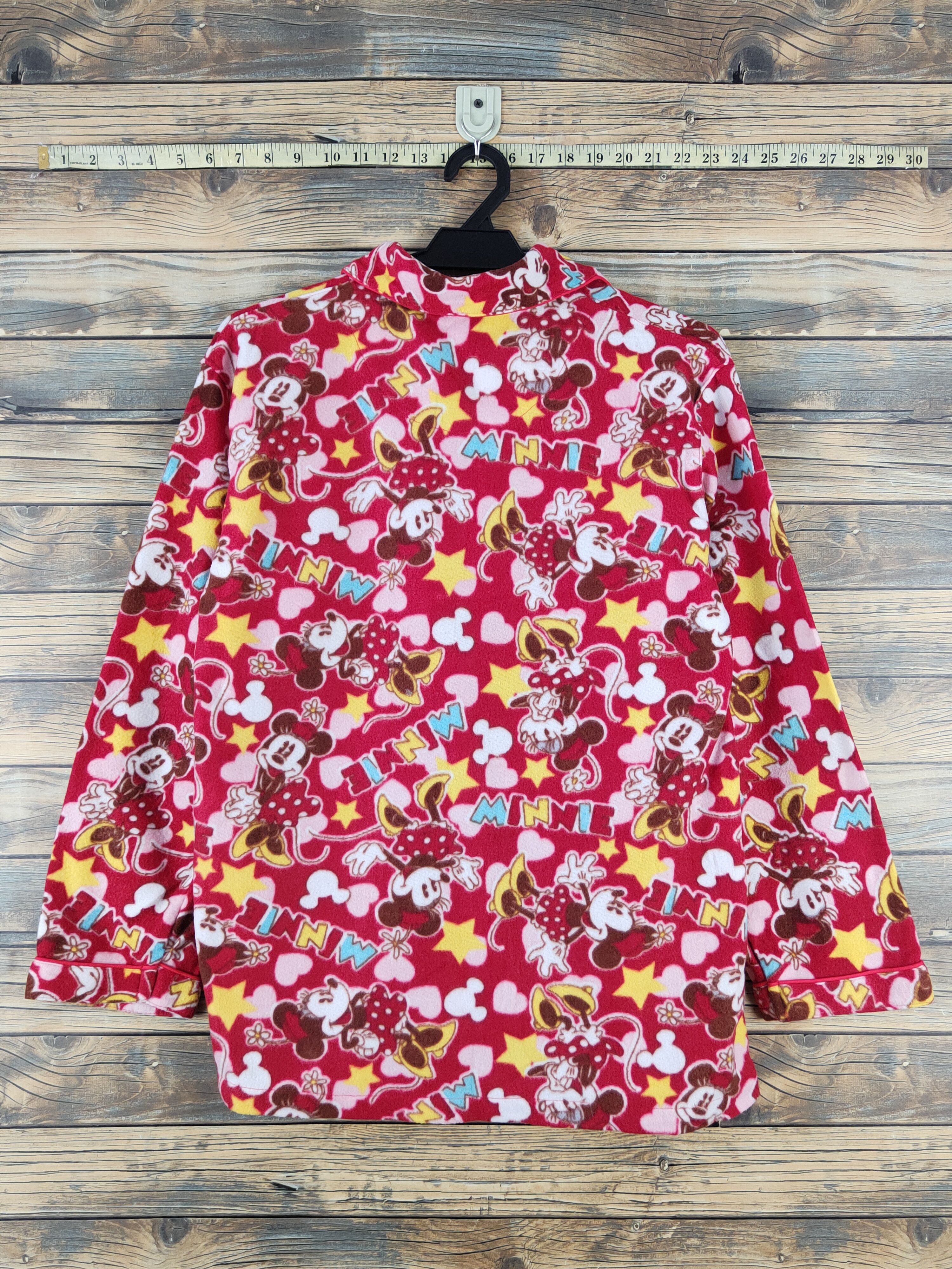 Disney × Vintage DL Disney Red Minnie Mouse Wool Pyjamas #009 Size M / US 6-8 / IT 42-44 - 7 Thumbnail