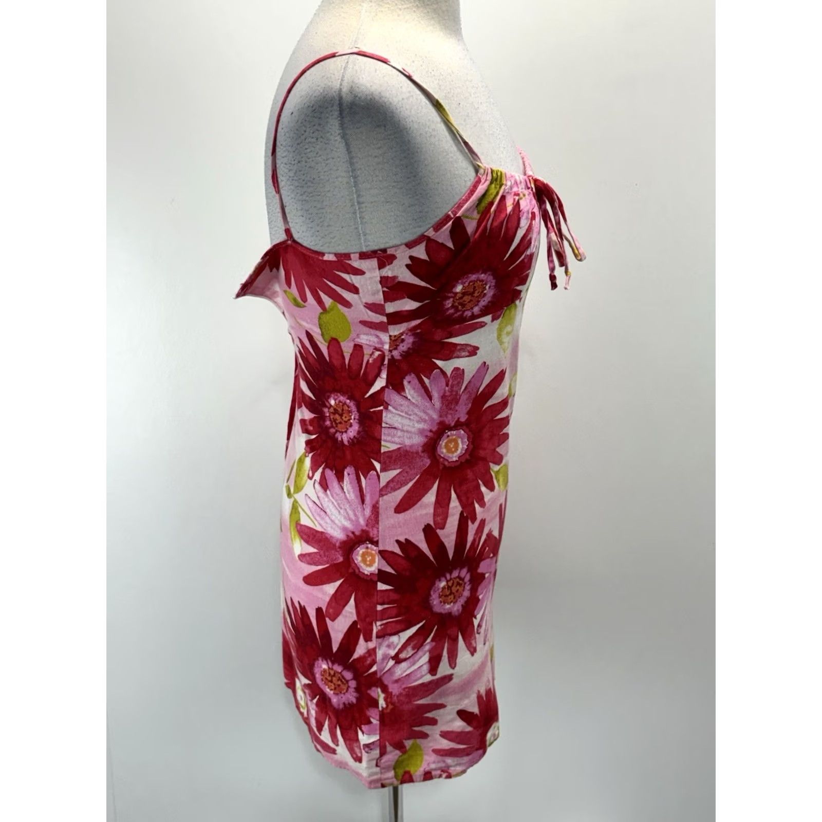 Vintage VINTAGE Charlotte Russe Floral Mini Dress Women’s S Milkmaid Cottage Made USA Dress Size S / US 4 / IT 40 - 4 Thumbnail