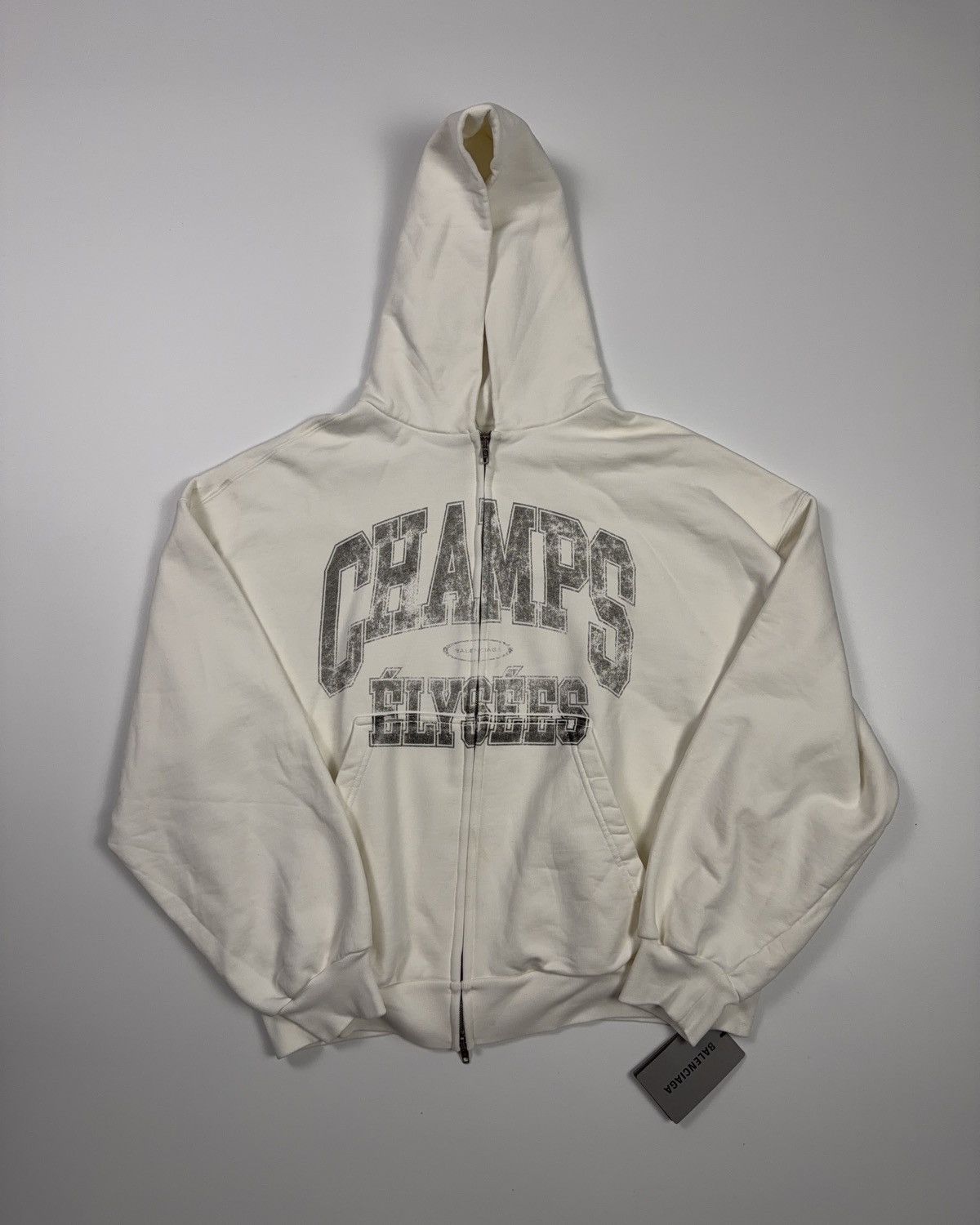 Balenciaga FW24 CHAMPS ELYSEE ZIP HOODIE Size US XS / EU 42 / 0 - 1 Thumbnail