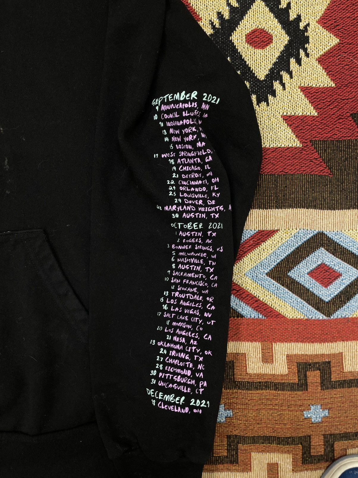 Band Tees × Rap Tees Machine Gun Kelly Concert Hoodie L Size US L / EU 52-54 / 3 - 2 Thumbnail