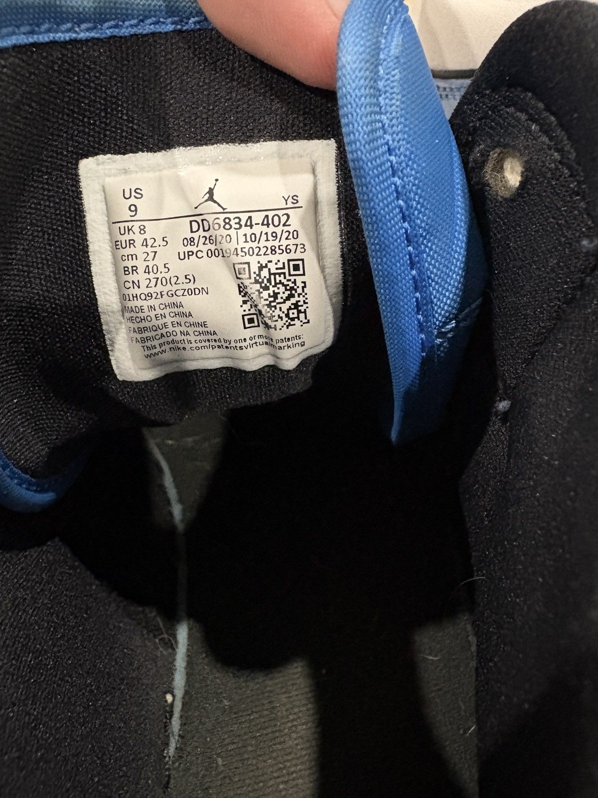 Jordan Brand Air Jordan 1 Se in blue colorway Size US 9 / EU 42 - 6 Thumbnail