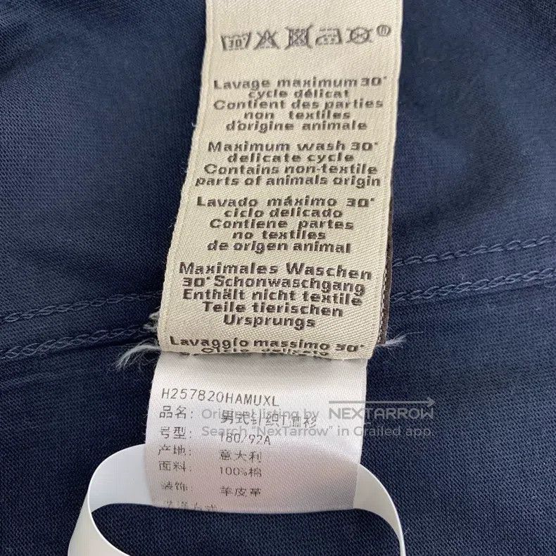 Hermes Hermes Mechanical horse design round-neck navy blue cotton Size US XL / EU 56 / 4 - 7 Thumbnail