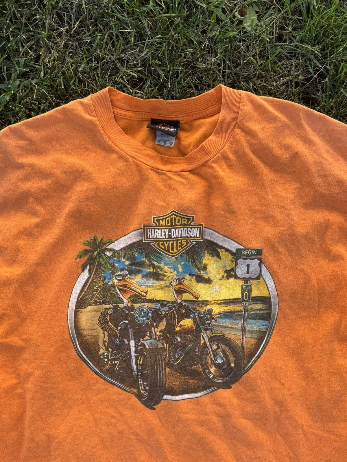 Harley Davidson Vintage Harley Davidson Florida Key West Graphic Tee Size US XL / EU 56 / 4 - 4 Thumbnail