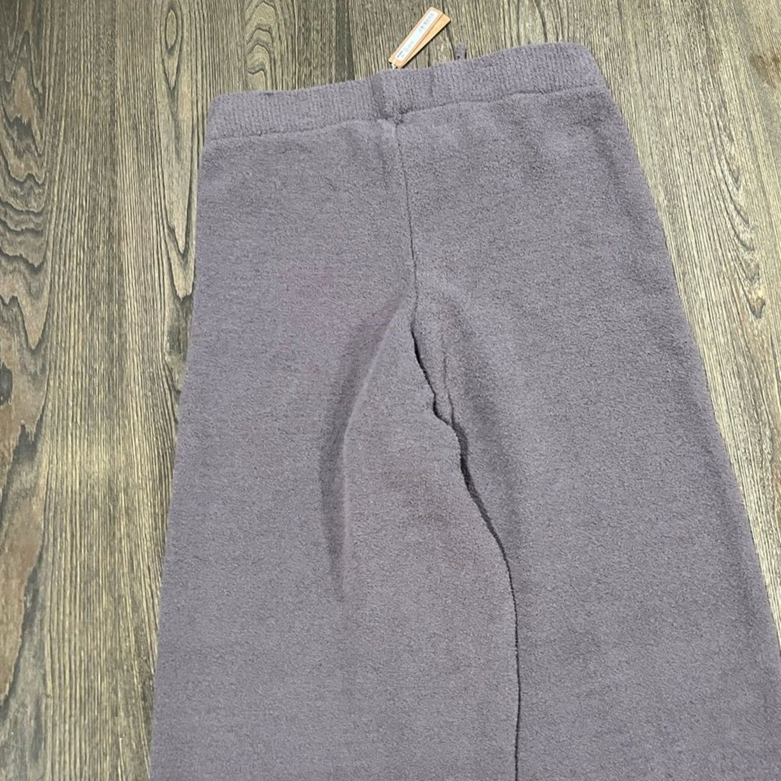 SKIMS NWT Skims Cozy Knit Straight Leg Pants Elastic Chalk Size XL Size 31" - 7 Thumbnail