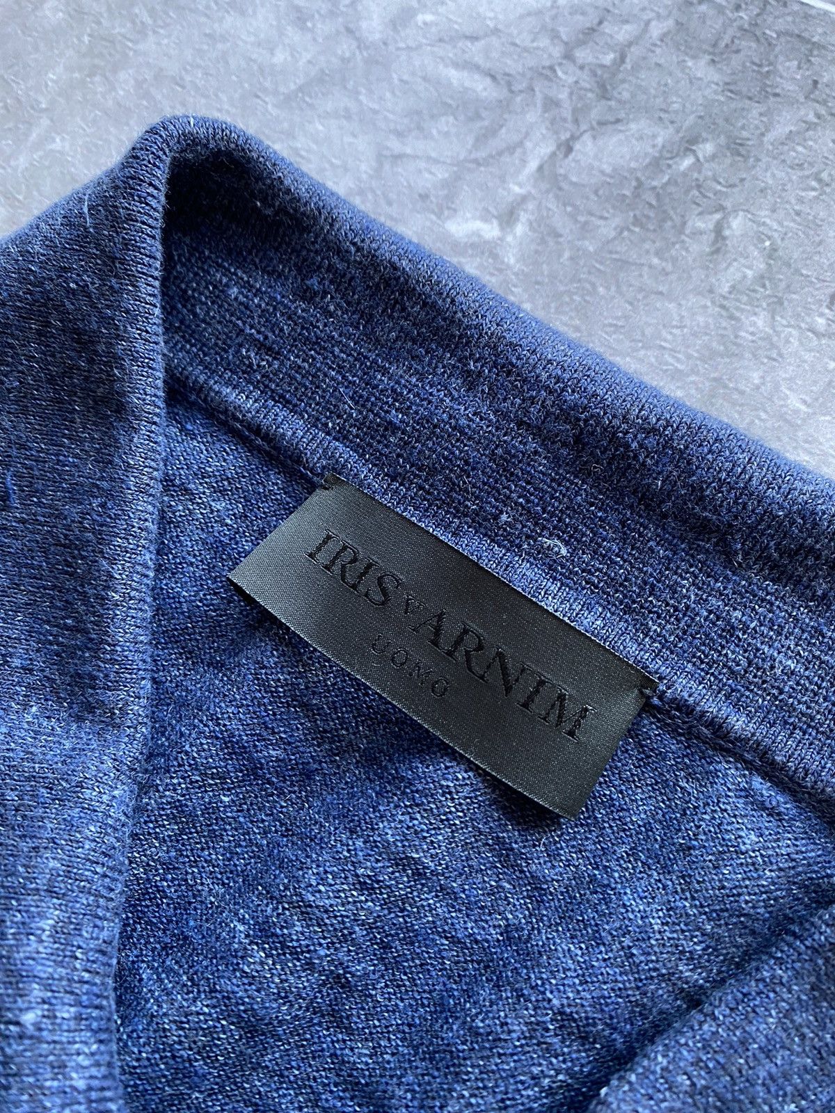 Iris von Arnim Iris von Arnim Uomo Relaxed Linen Polo Shirt Made in Italy Size US XXL / EU 58 / 5 - 6 Thumbnail
