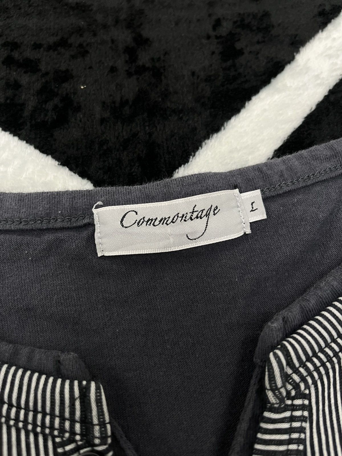 Japanese Brand Commontage Pinstripe LS Henley Shirt Casual Streetwear Size US L / EU 52-54 / 3 - 3 Thumbnail