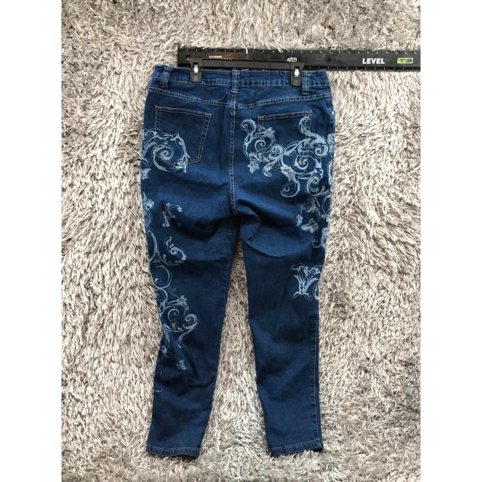Vintage Ashley Stewart Jeans Skinny Plus Size 18 Womens Medium Blue Denim 5-Pocket Comfort Size 40" / US 18 - 6 Thumbnail