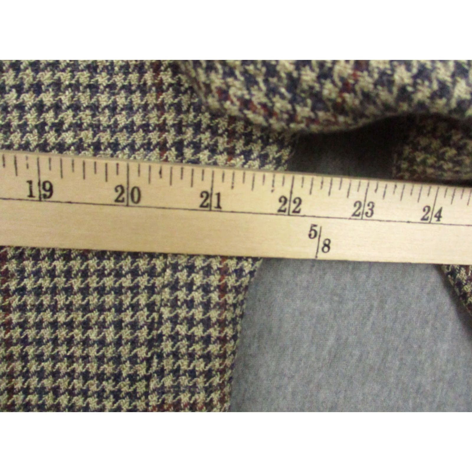 Brooks Brothers Brooks Brothers Blazer Mens 43 Regular Wool Houndstooth Sport Coat Made in USA Size 44R - 4 Thumbnail