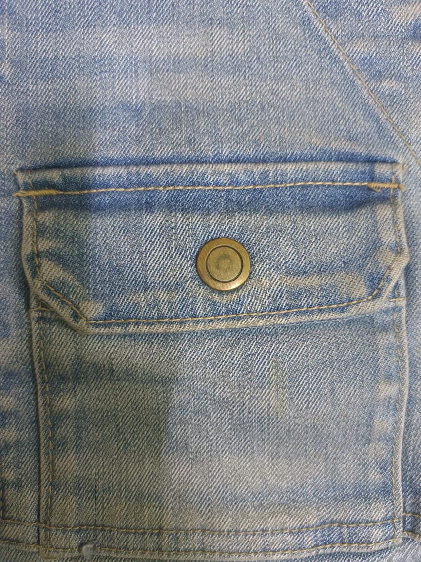 Gramicci × Vintage W33 Gramicci USA Single Belt Faded Blue Denim Jeans Retro Size US 33 - 10 Thumbnail