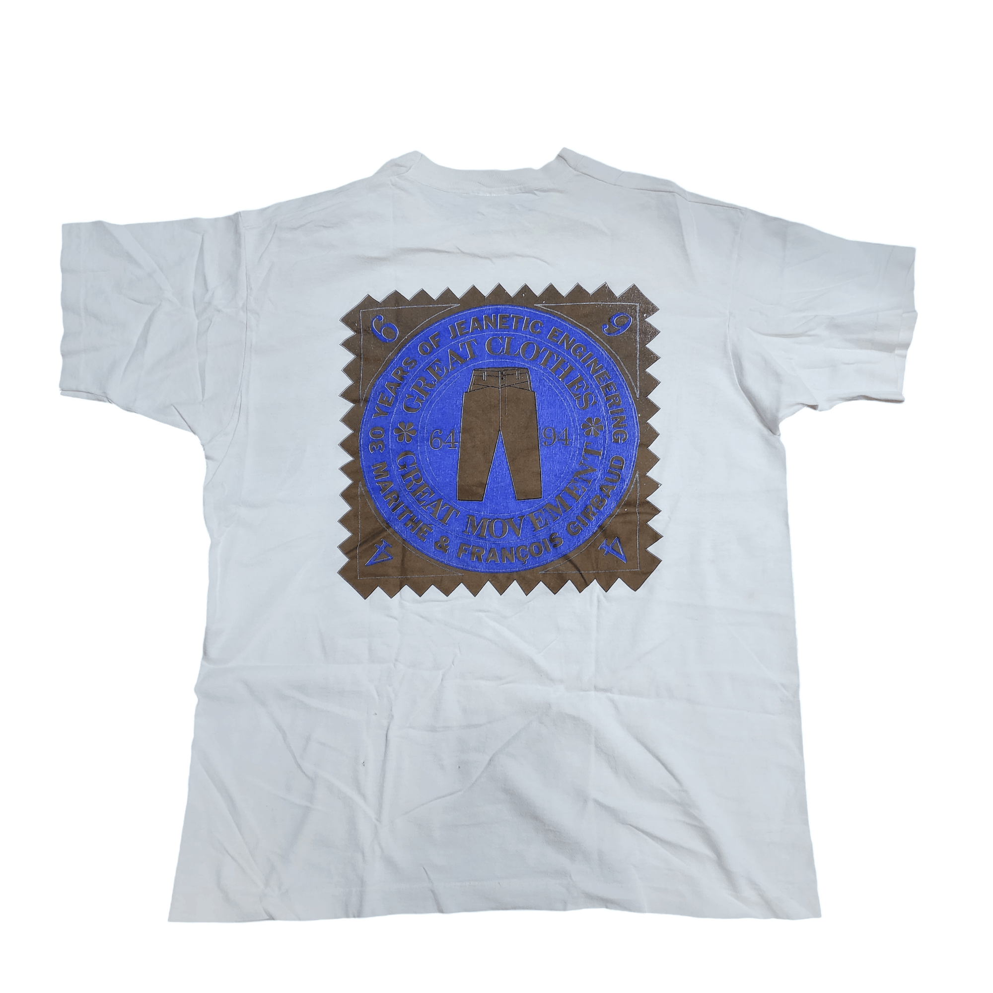 Vintage Marithe Francois Girbaud Orijeanators Tees 196494 shirt Size US XL / EU 56 / 4 - 2 Thumbnail